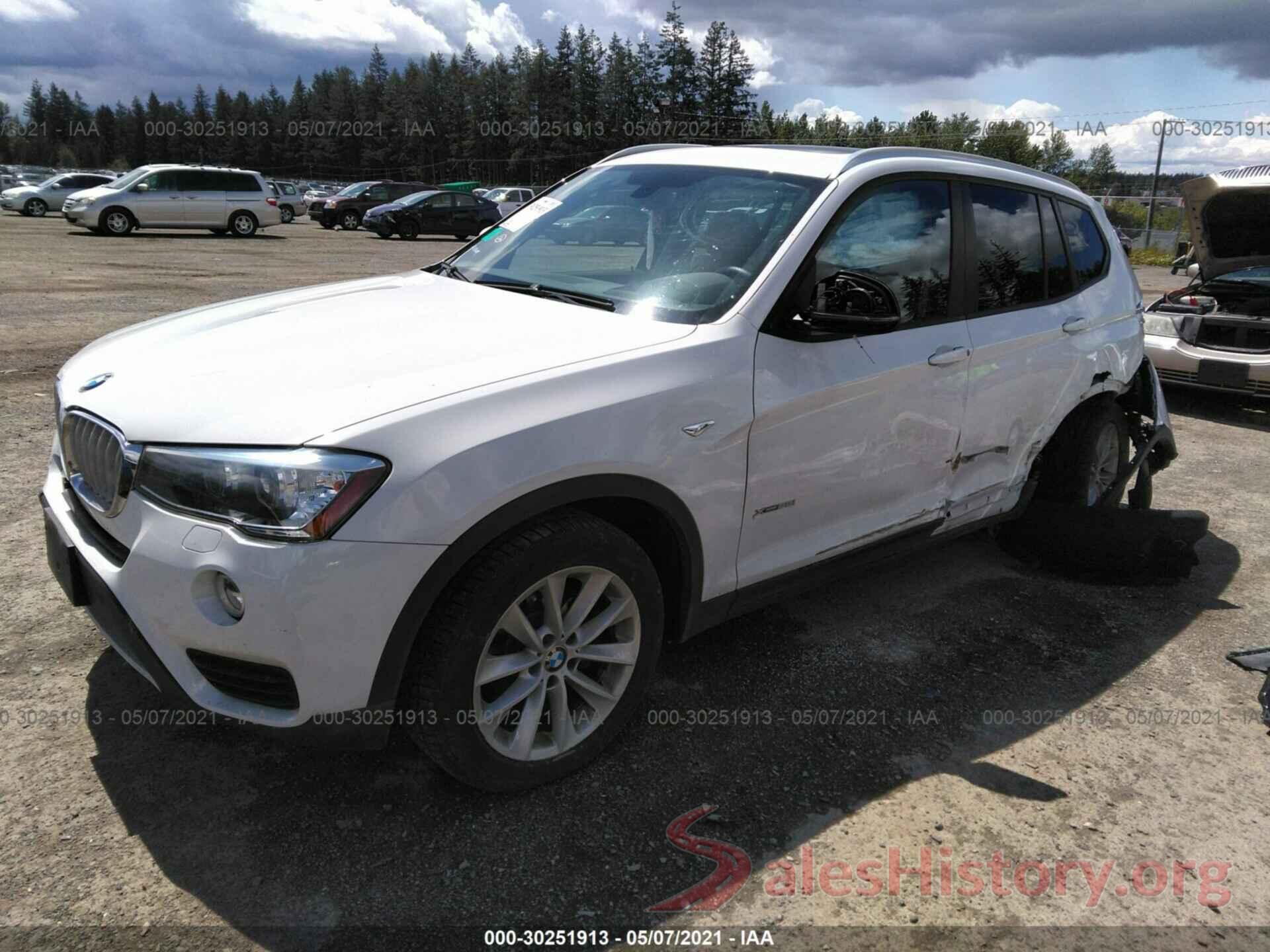 5UXWX9C59G0D86155 2016 BMW X3