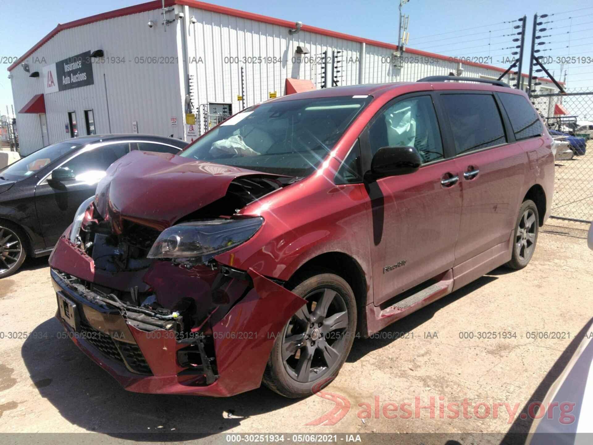 5TDXZ3DC3LS081572 2020 TOYOTA SIENNA