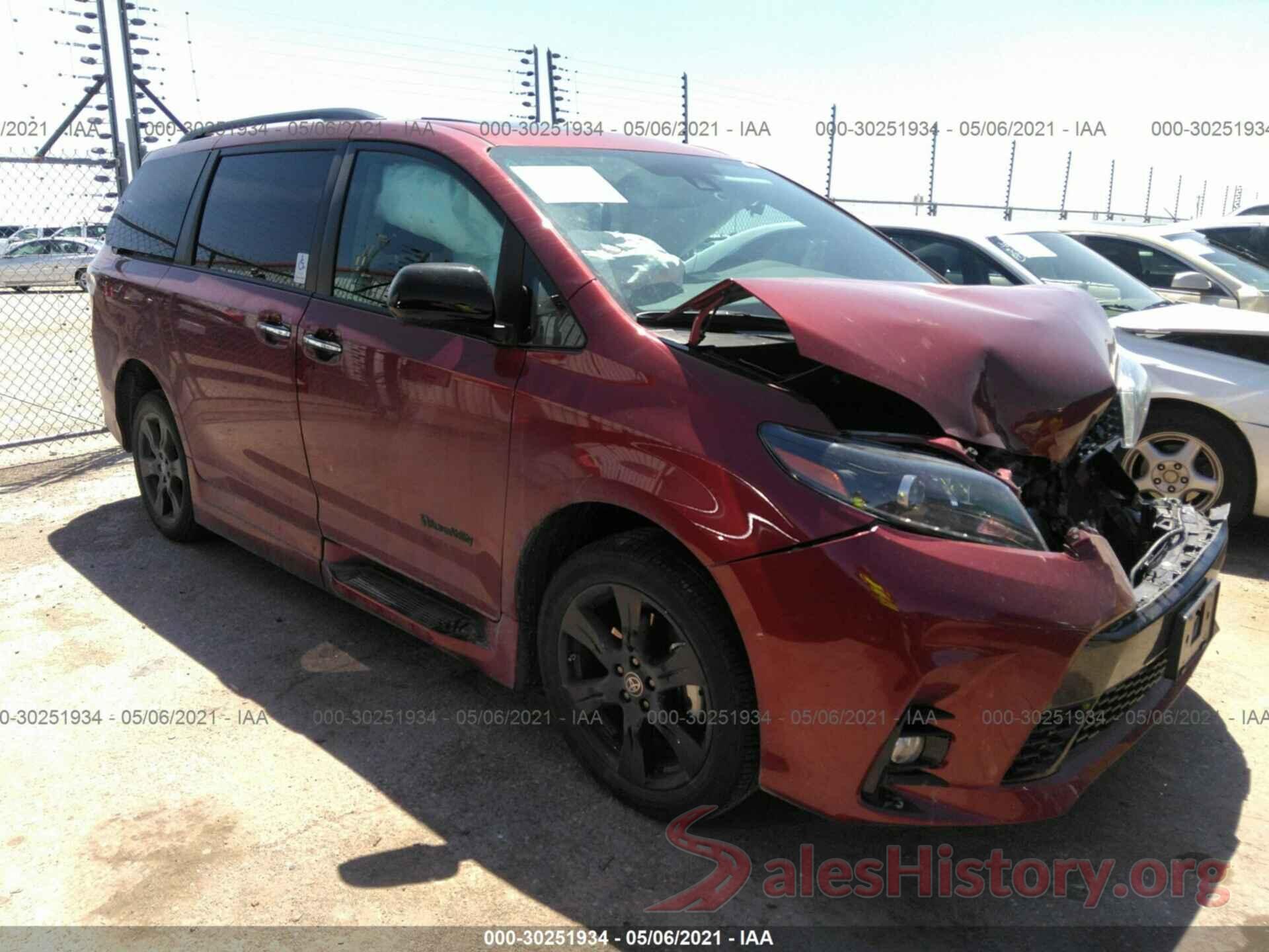 5TDXZ3DC3LS081572 2020 TOYOTA SIENNA