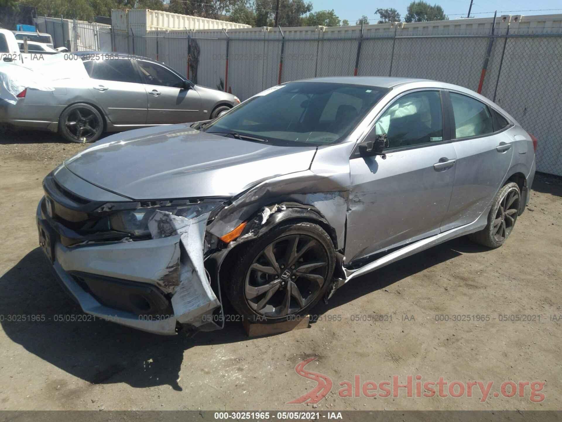 19XFC2F87KE204282 2019 HONDA CIVIC SEDAN