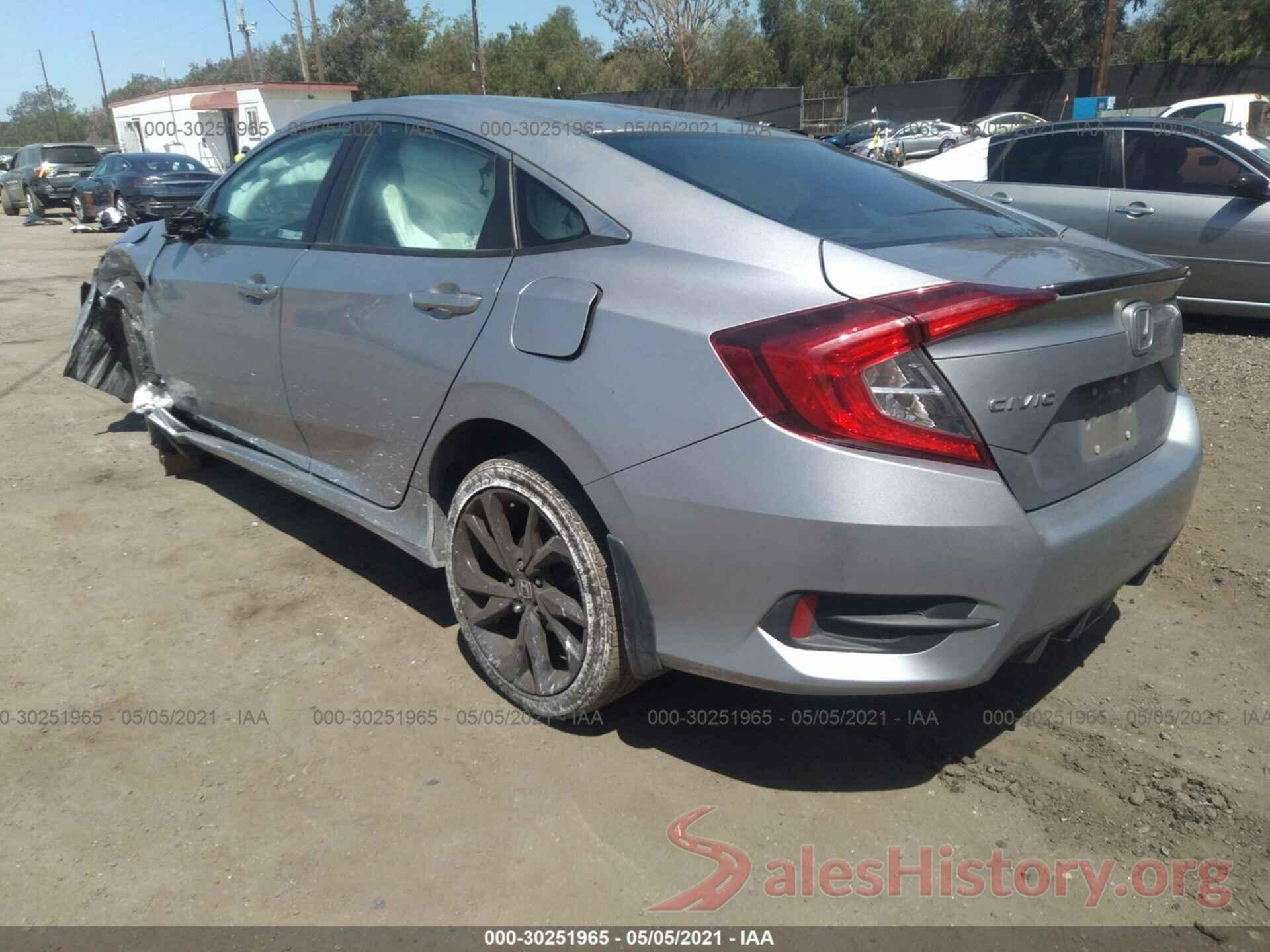 19XFC2F87KE204282 2019 HONDA CIVIC SEDAN