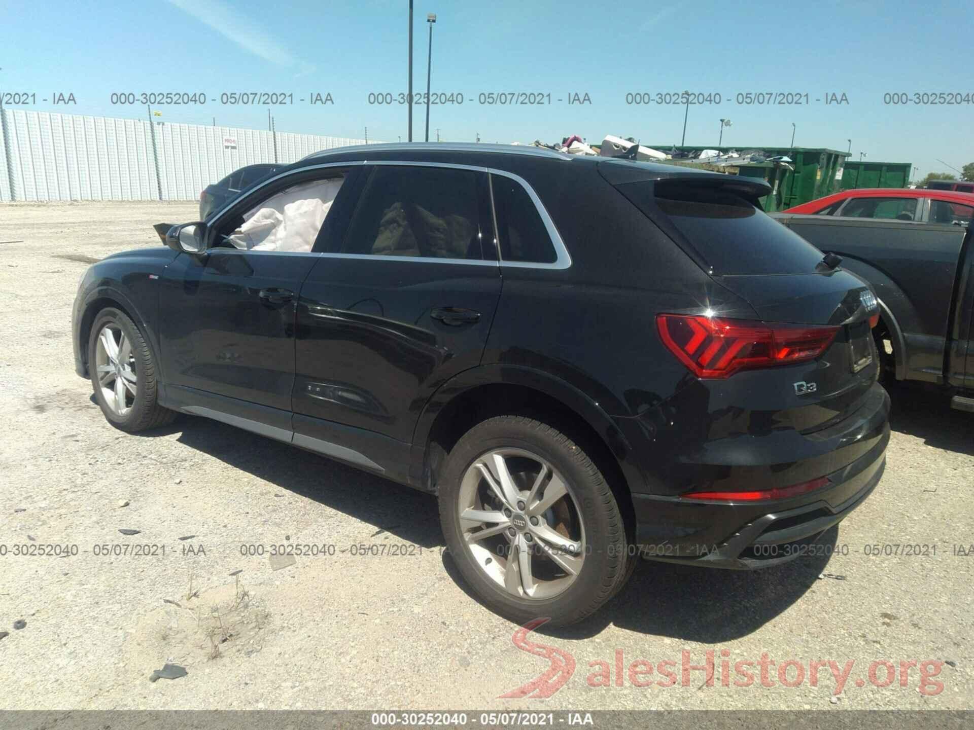 WA1EECF38L1053063 2020 AUDI Q3