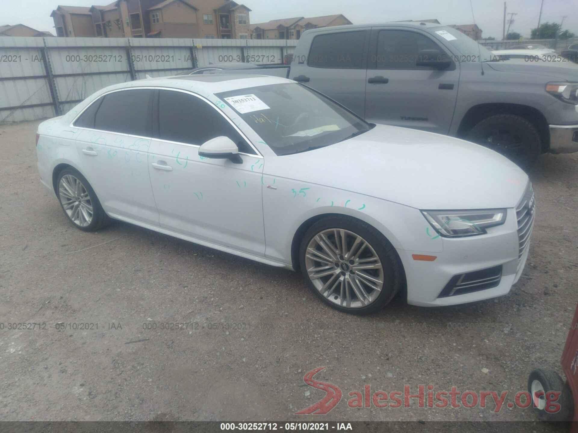 WAUENAF42HN011813 2017 AUDI A4