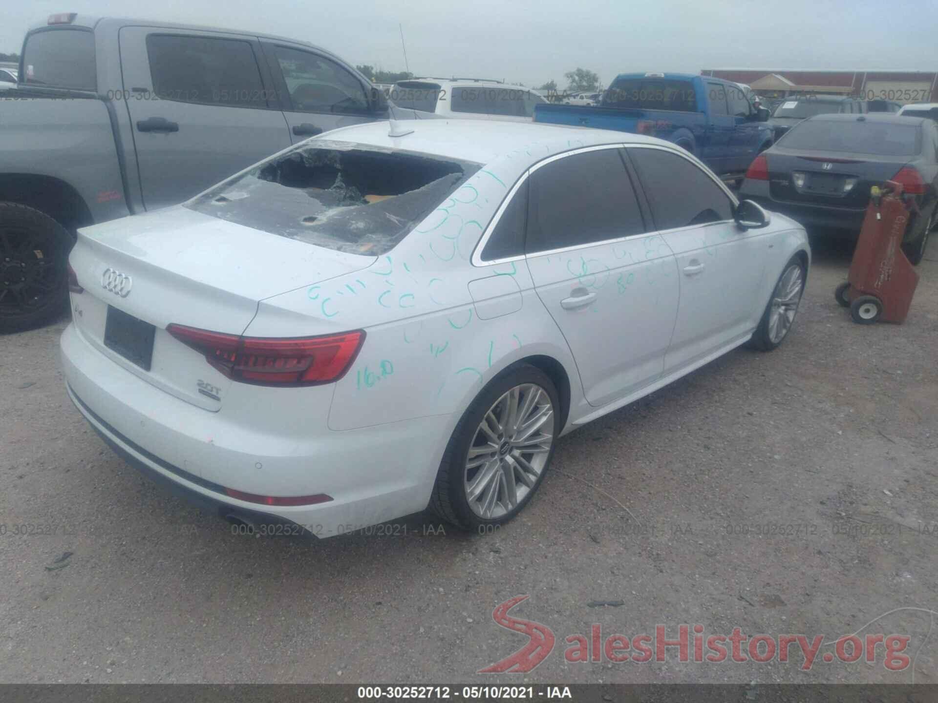 WAUENAF42HN011813 2017 AUDI A4