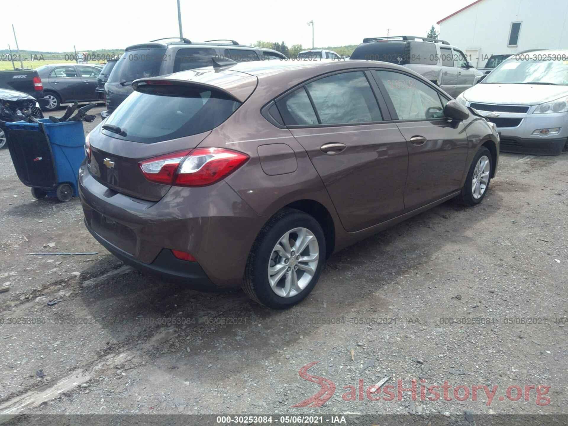 3G1BC6SM5KS590803 2019 CHEVROLET CRUZE