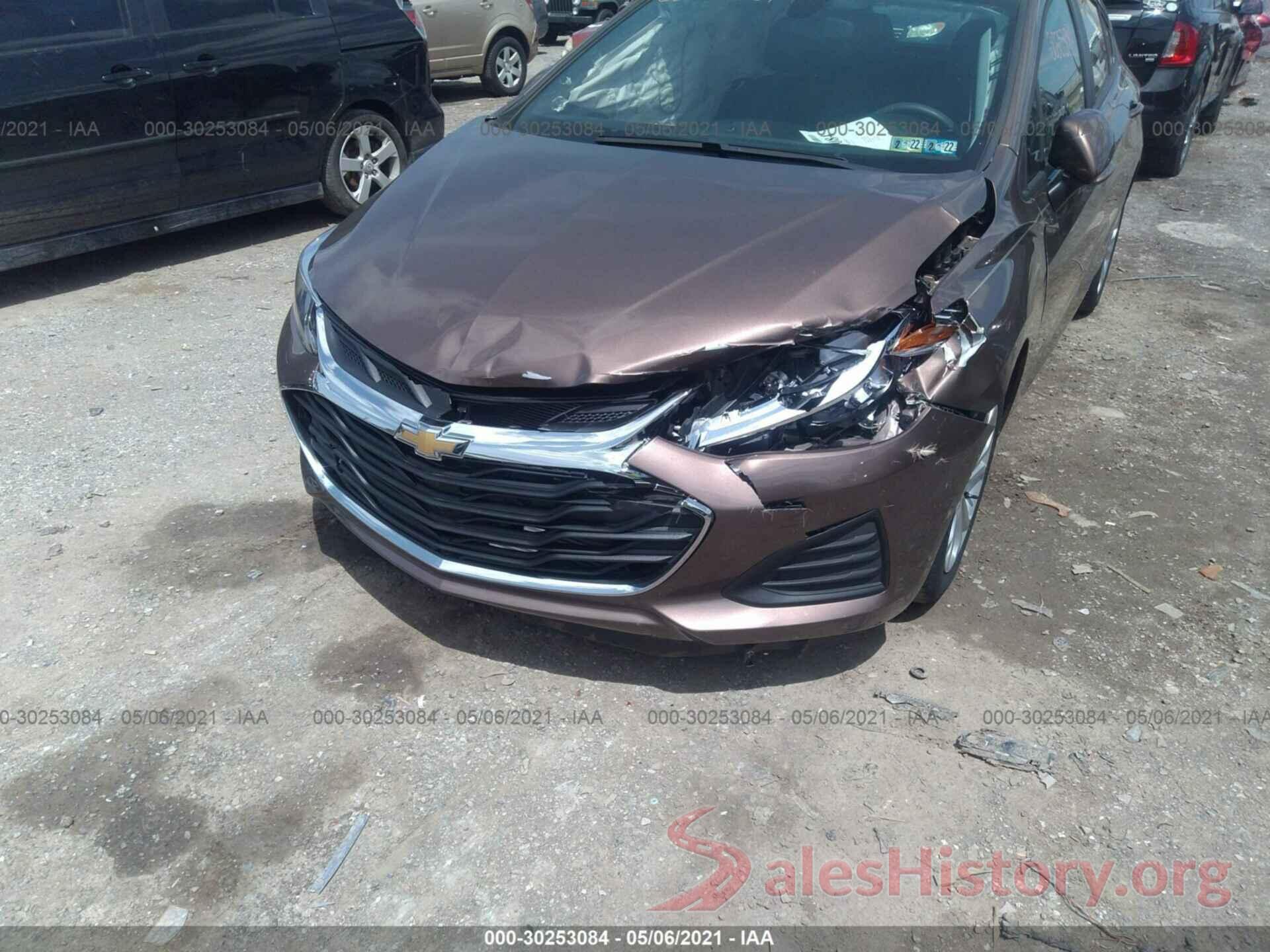 3G1BC6SM5KS590803 2019 CHEVROLET CRUZE