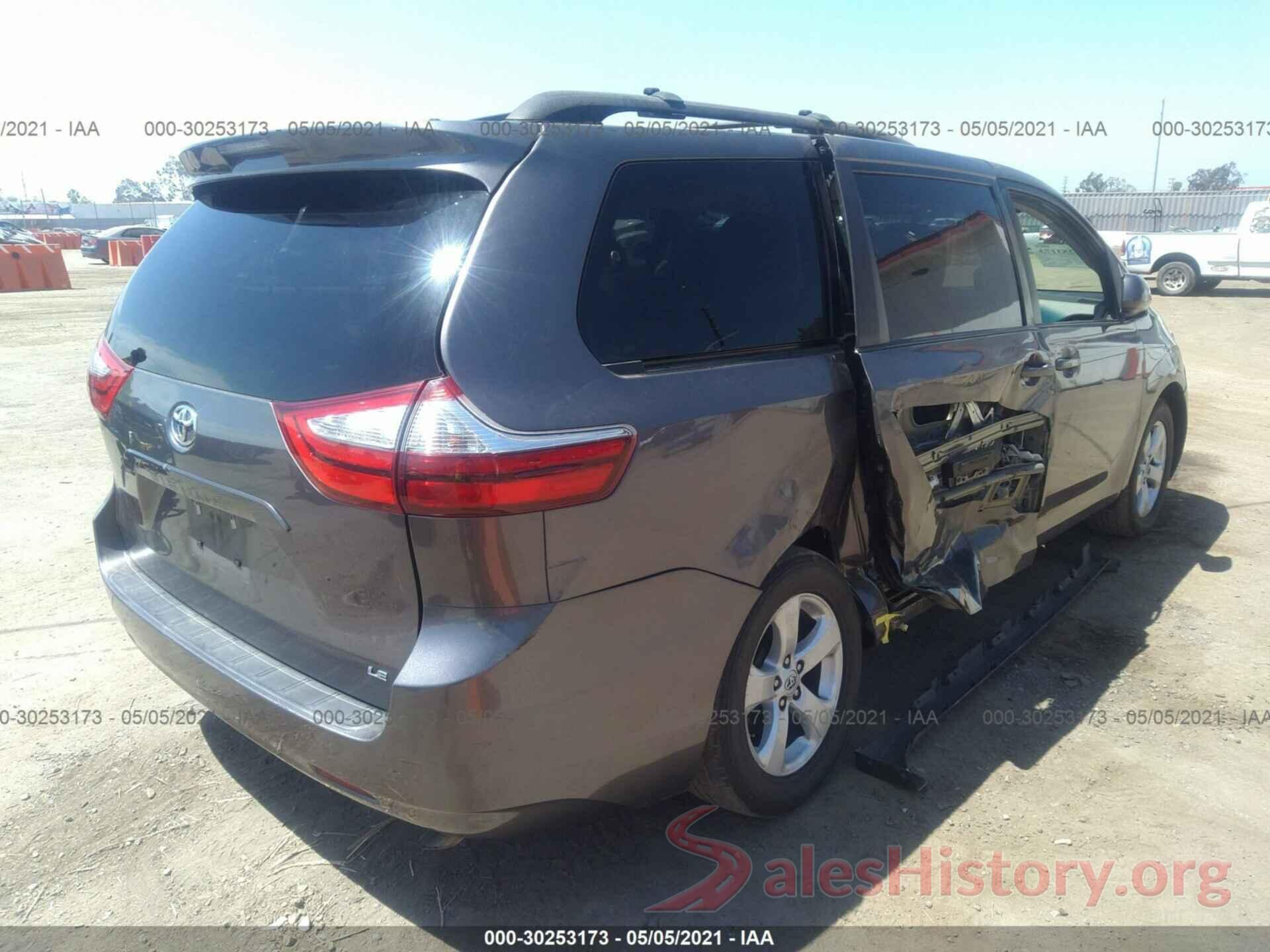 5TDKK3DC5GS695947 2016 TOYOTA SIENNA