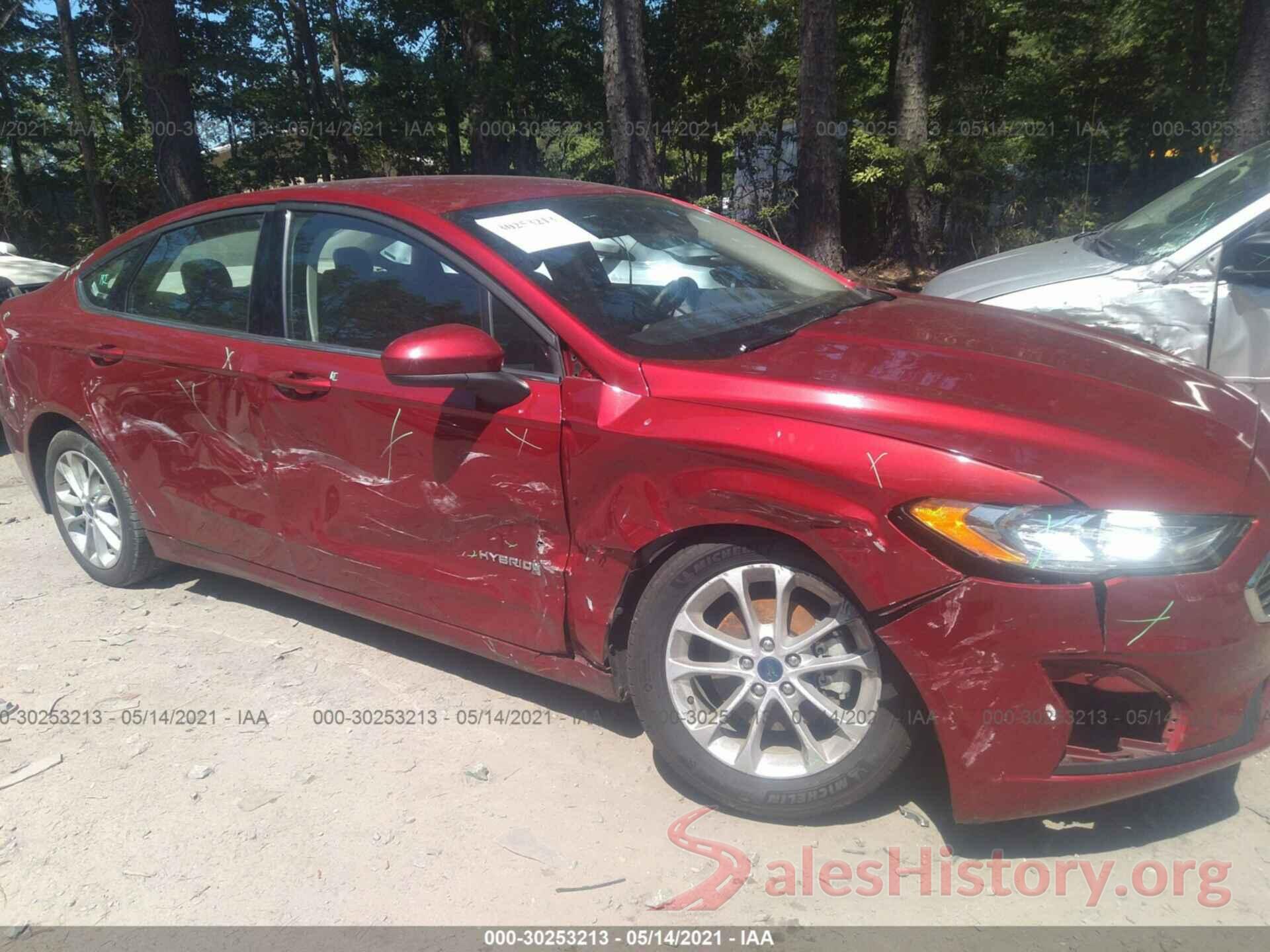 3FA6P0LU3KR205485 2019 FORD FUSION HYBRID