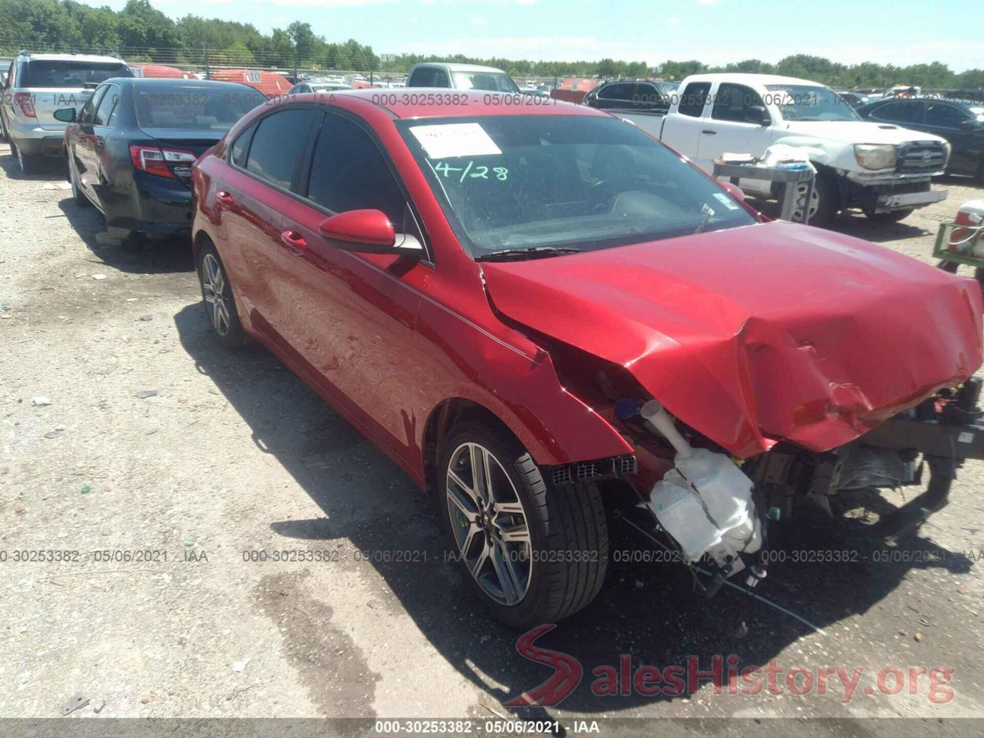 3KPF34AD6KE015008 2019 KIA FORTE