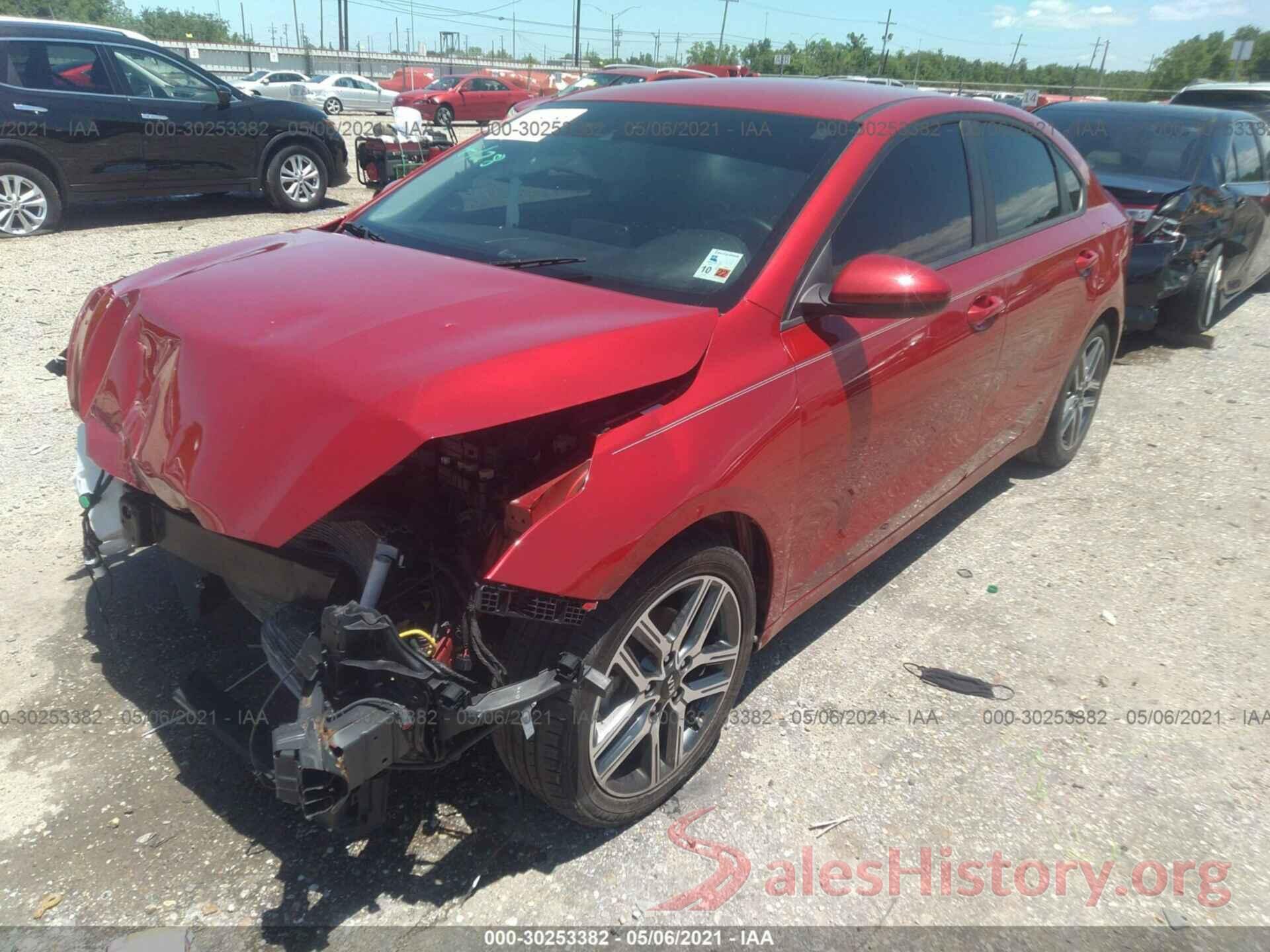 3KPF34AD6KE015008 2019 KIA FORTE