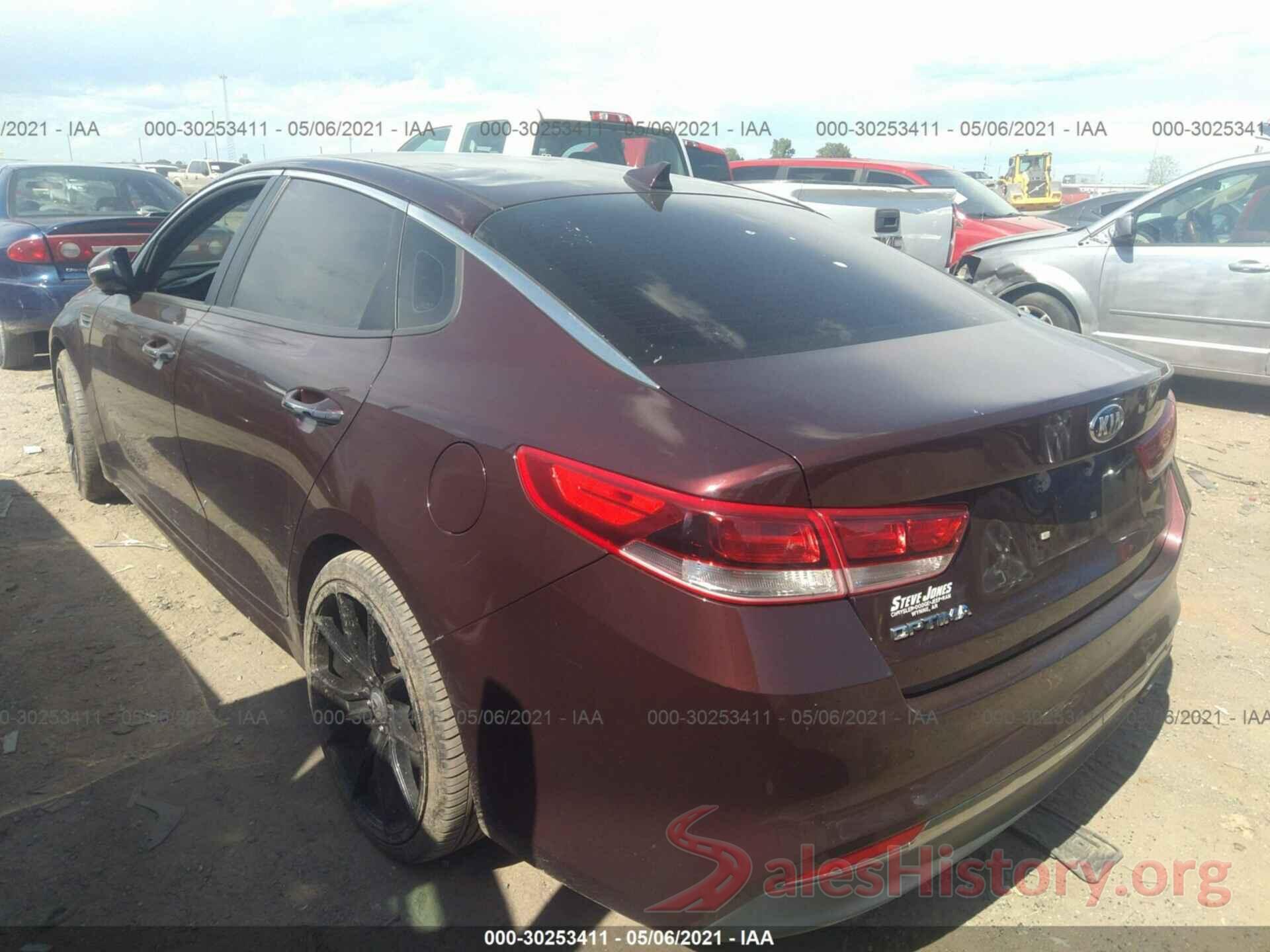 5XXGT4L31GG001668 2016 KIA OPTIMA