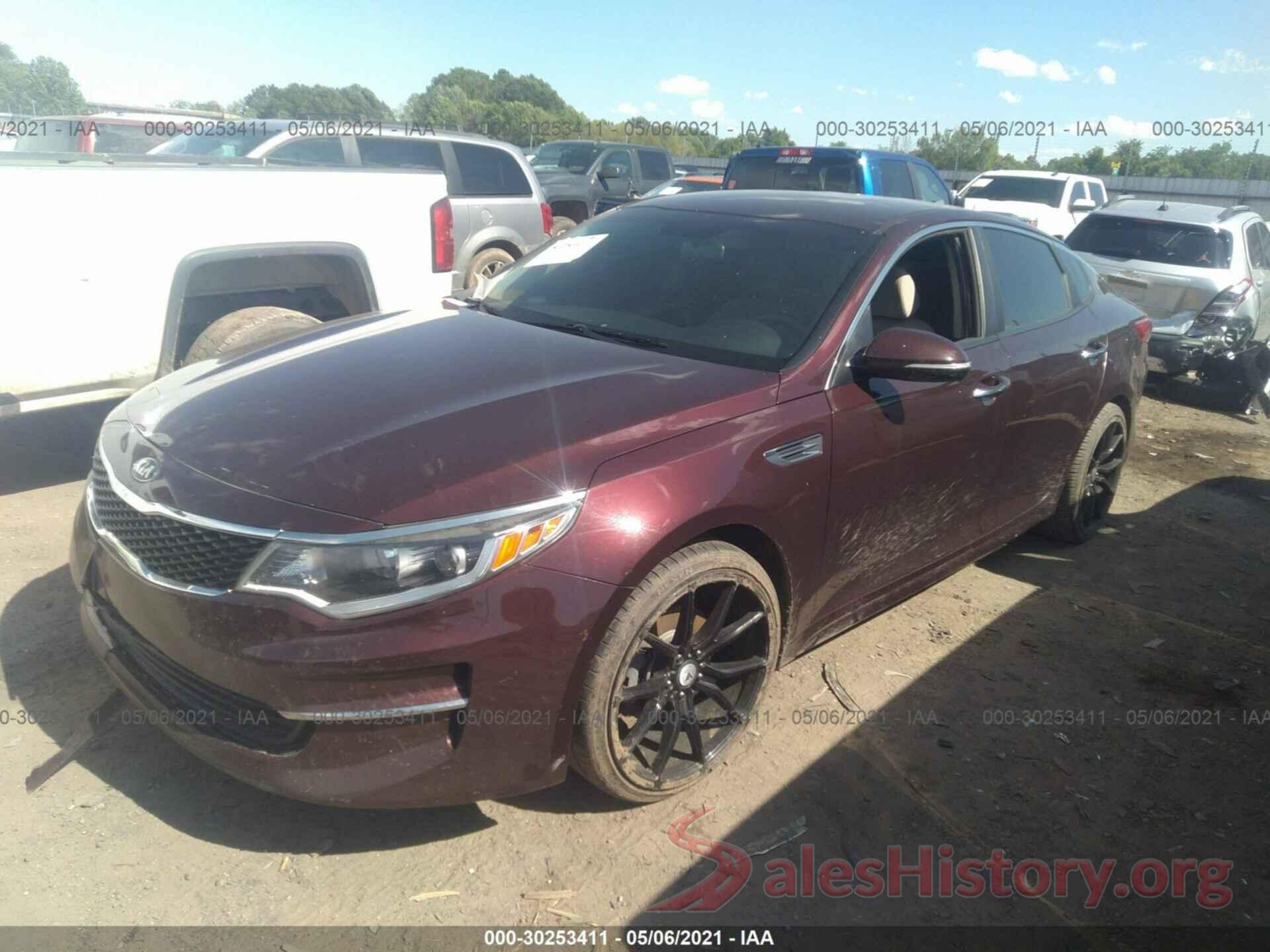 5XXGT4L31GG001668 2016 KIA OPTIMA