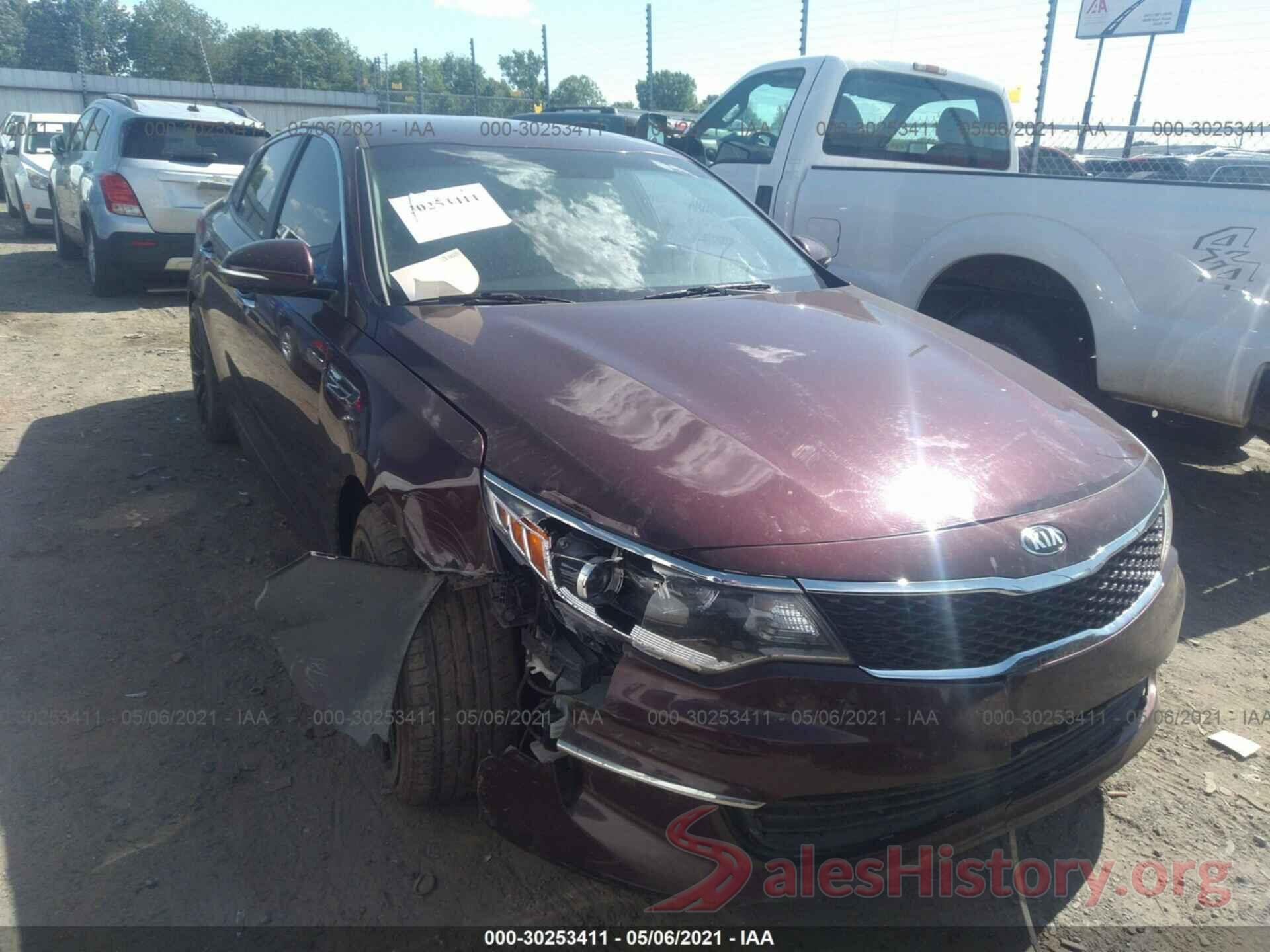 5XXGT4L31GG001668 2016 KIA OPTIMA