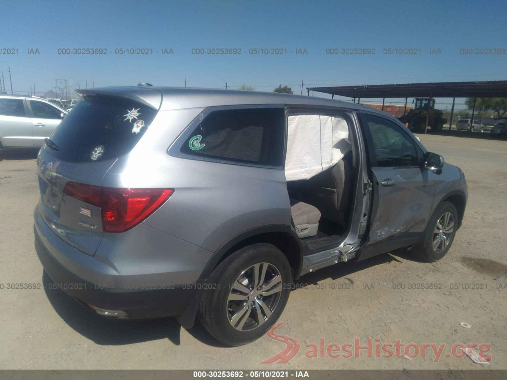 5FNYF6H33HB025233 2017 HONDA PILOT