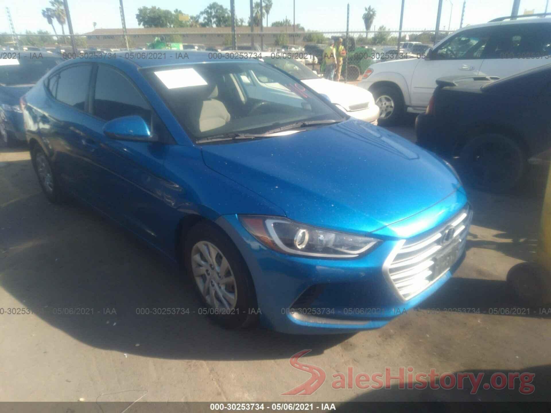 5NPD74LF3HH189259 2017 HYUNDAI ELANTRA