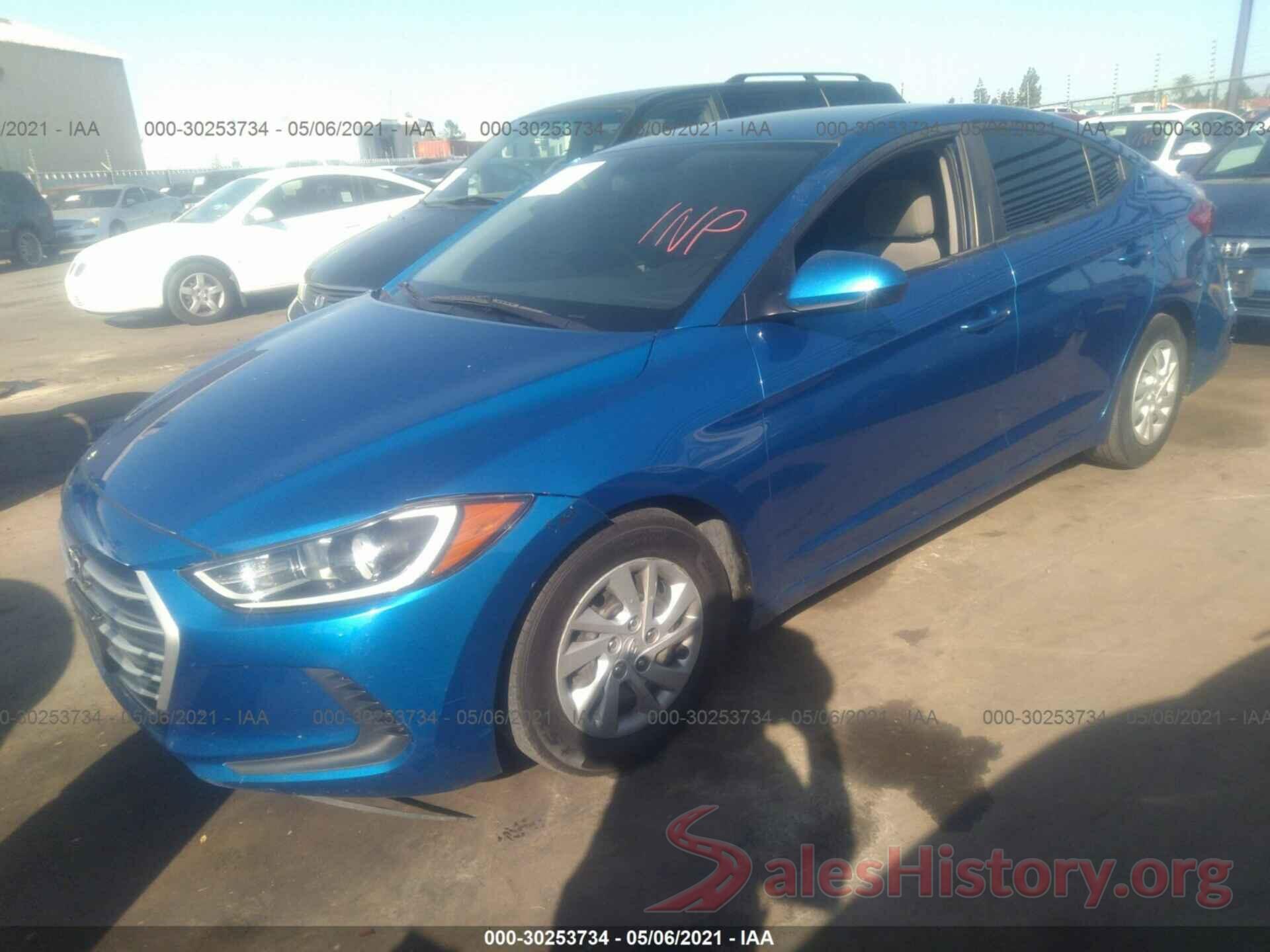 5NPD74LF3HH189259 2017 HYUNDAI ELANTRA