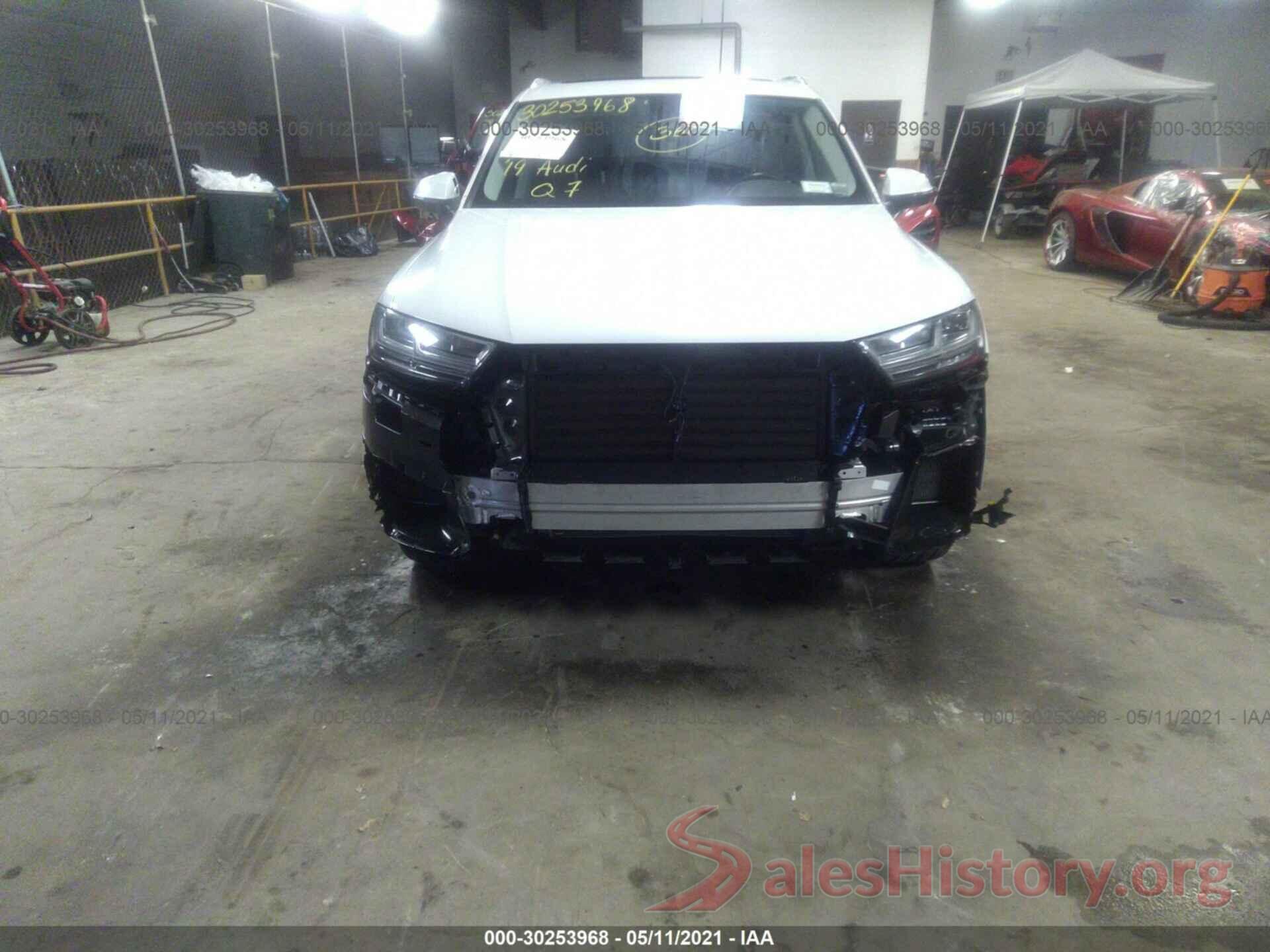 WA1LAAF72KD004884 2019 AUDI Q7