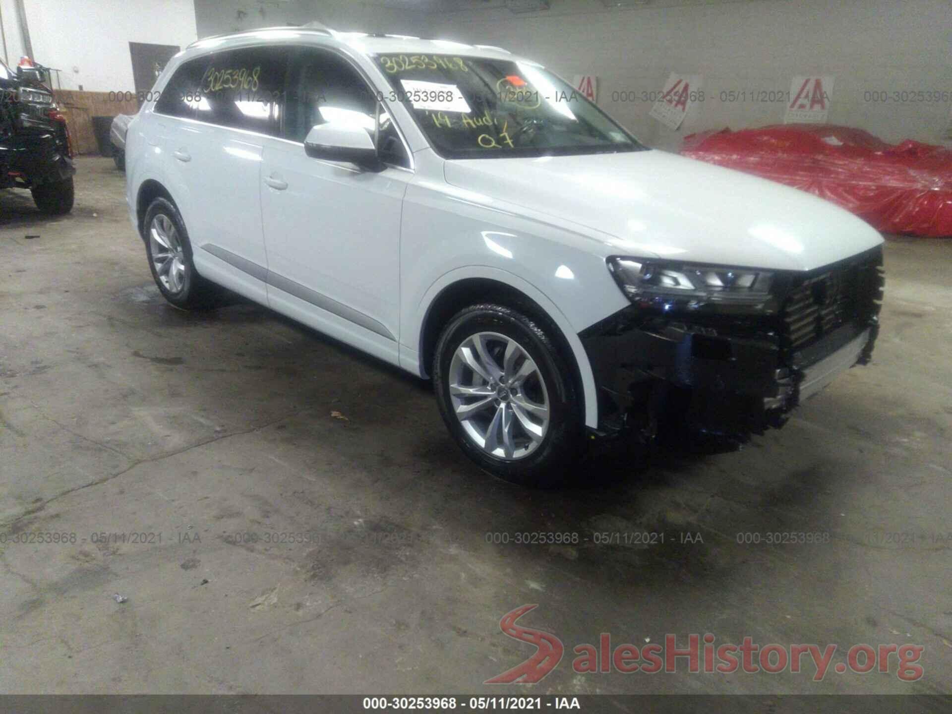 WA1LAAF72KD004884 2019 AUDI Q7