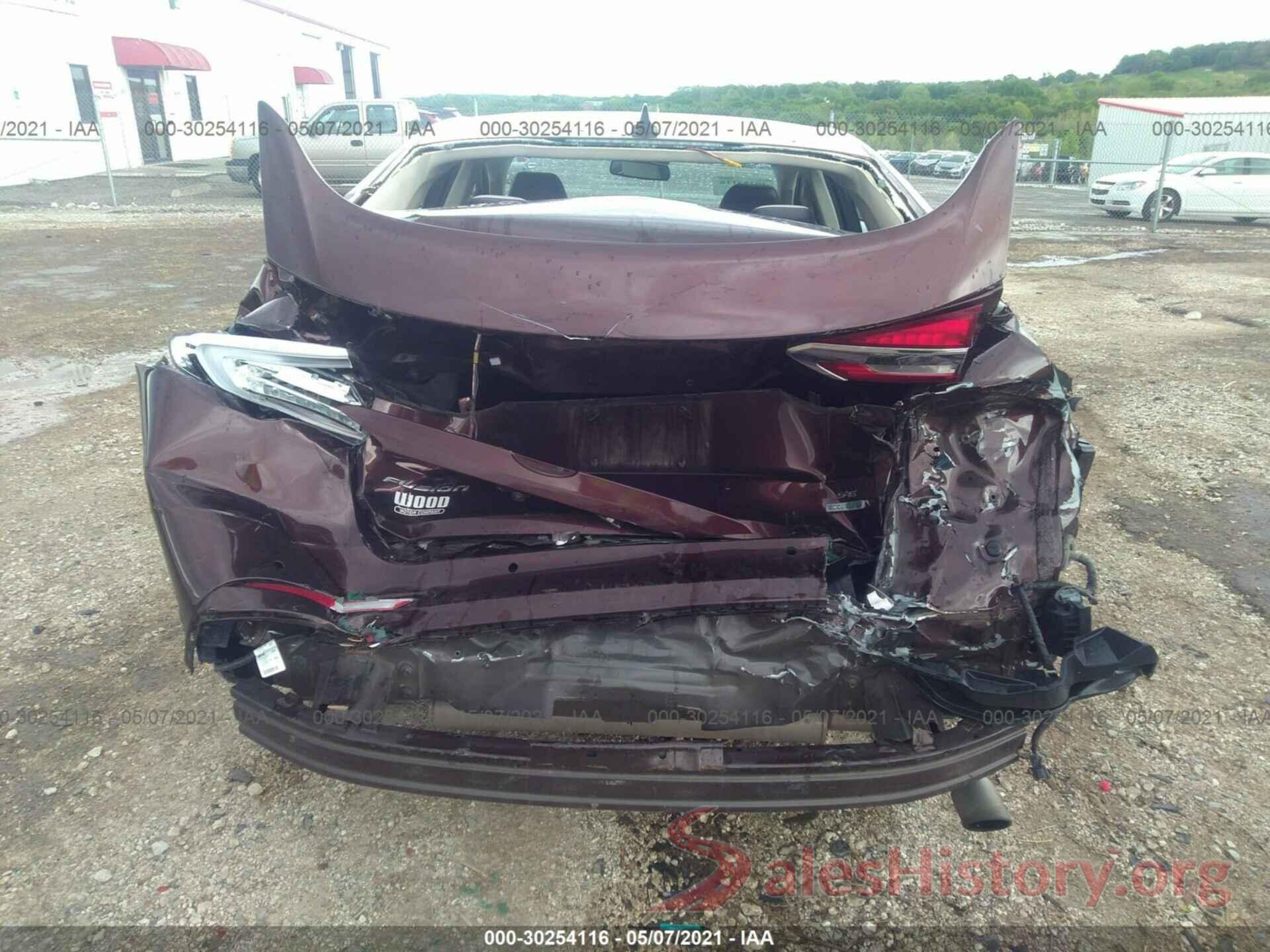 3FA6P0HD5KR160932 2019 FORD FUSION