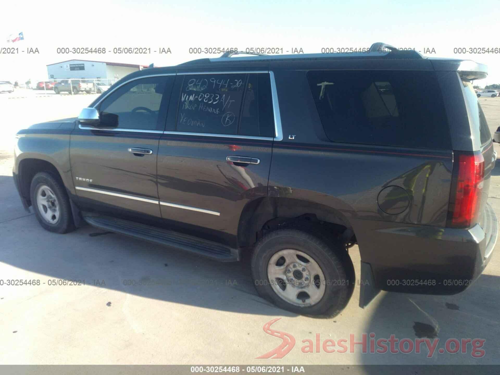 1GNSCBKC0GR230833 2016 CHEVROLET TAHOE