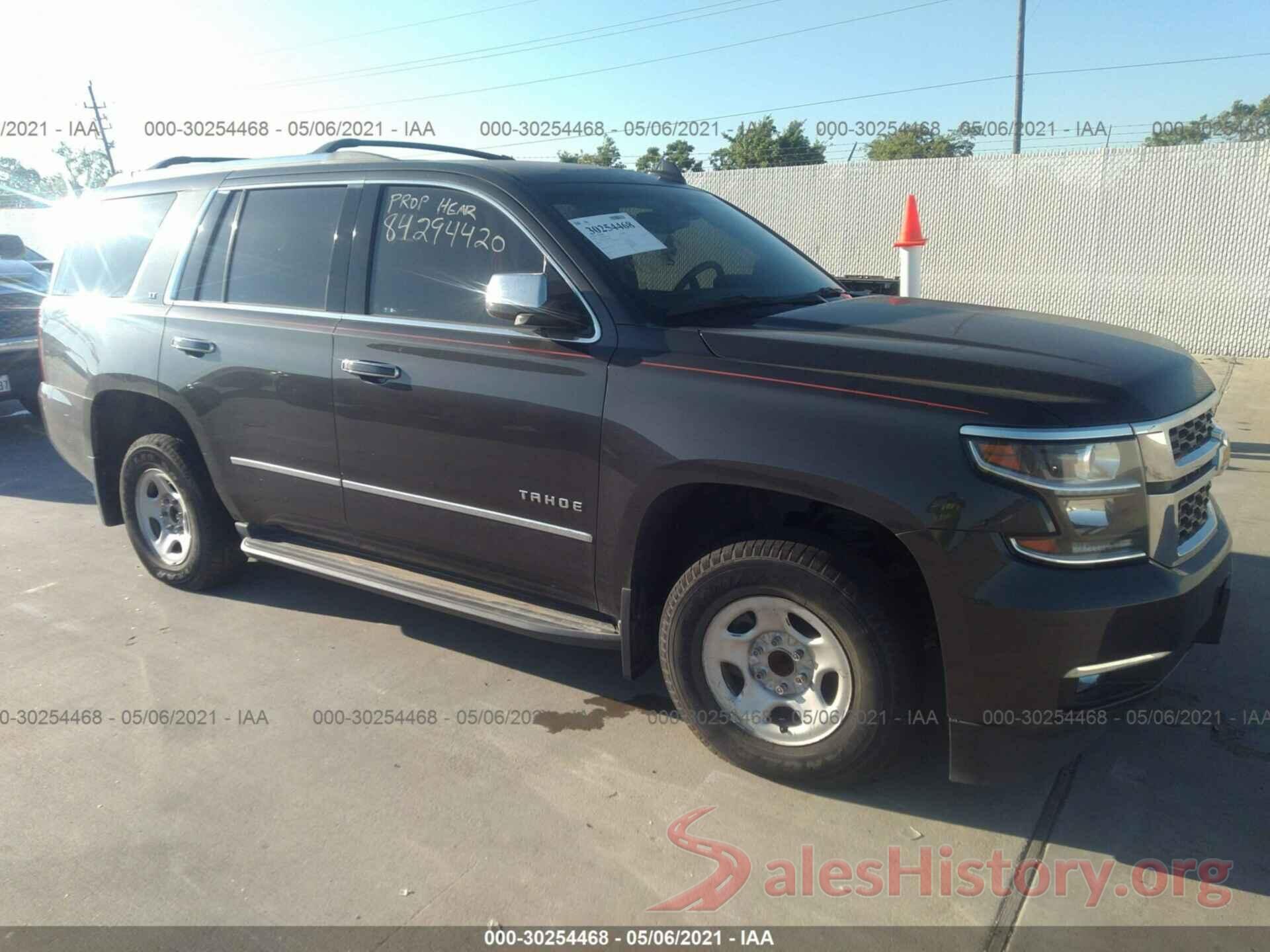 1GNSCBKC0GR230833 2016 CHEVROLET TAHOE