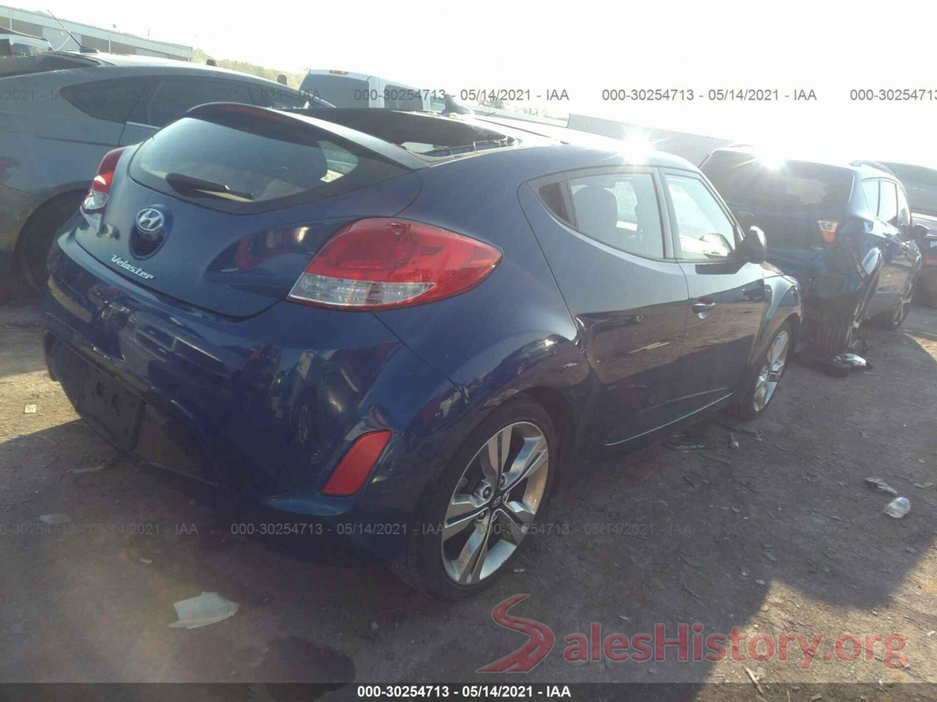 KMHTC6AD3HU323421 2017 HYUNDAI VELOSTER