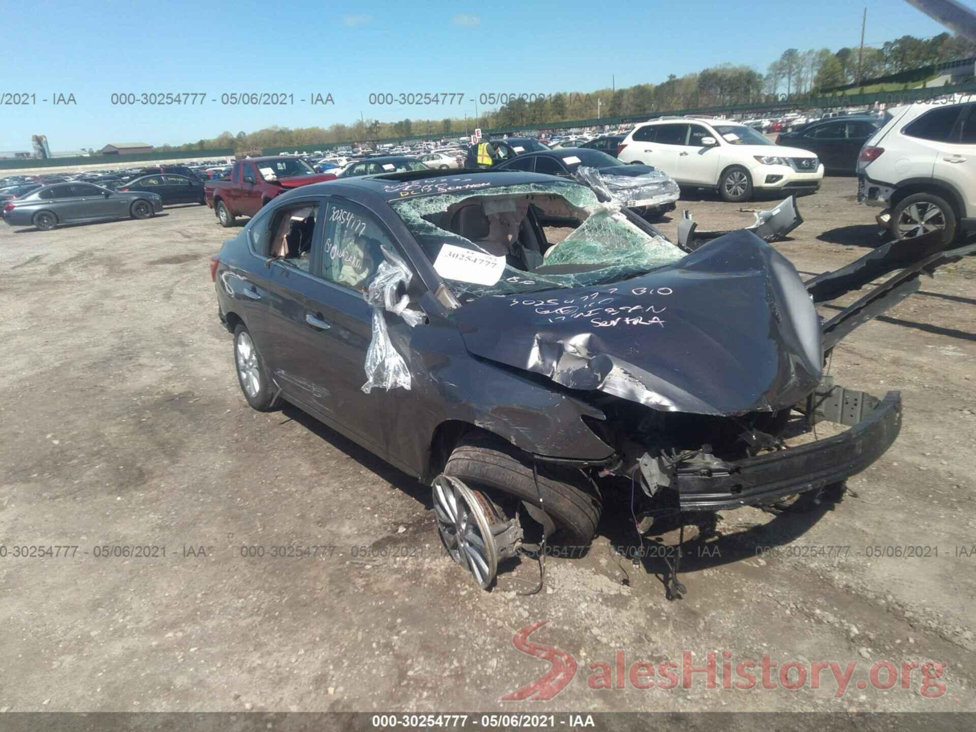 3N1AB7AP1HY374155 2017 NISSAN SENTRA