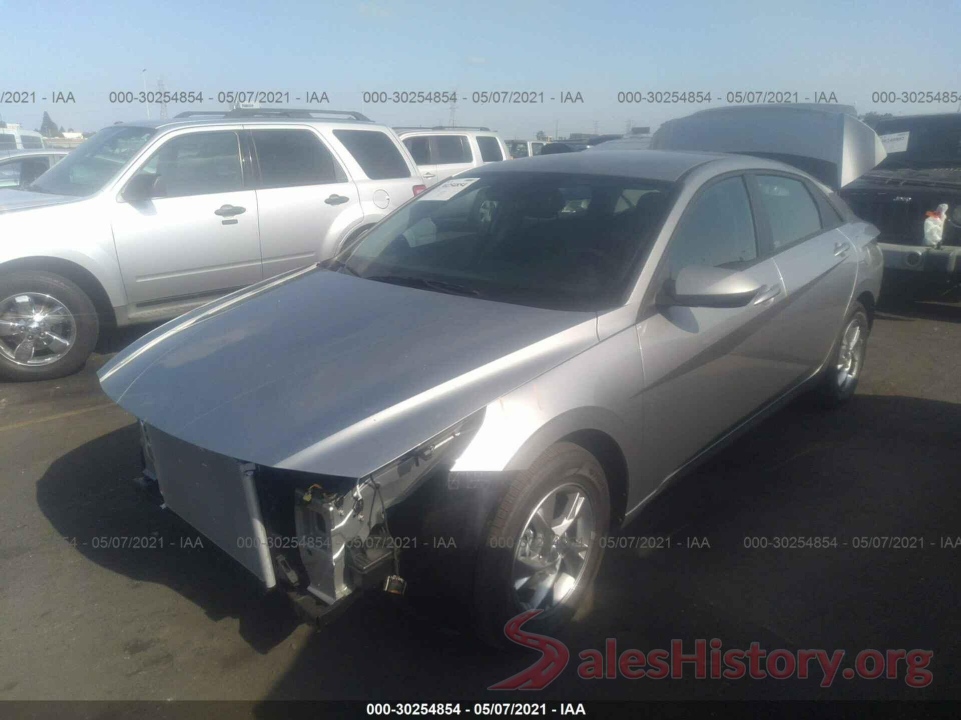 5NPLL4AGXMH033250 2021 HYUNDAI ELANTRA