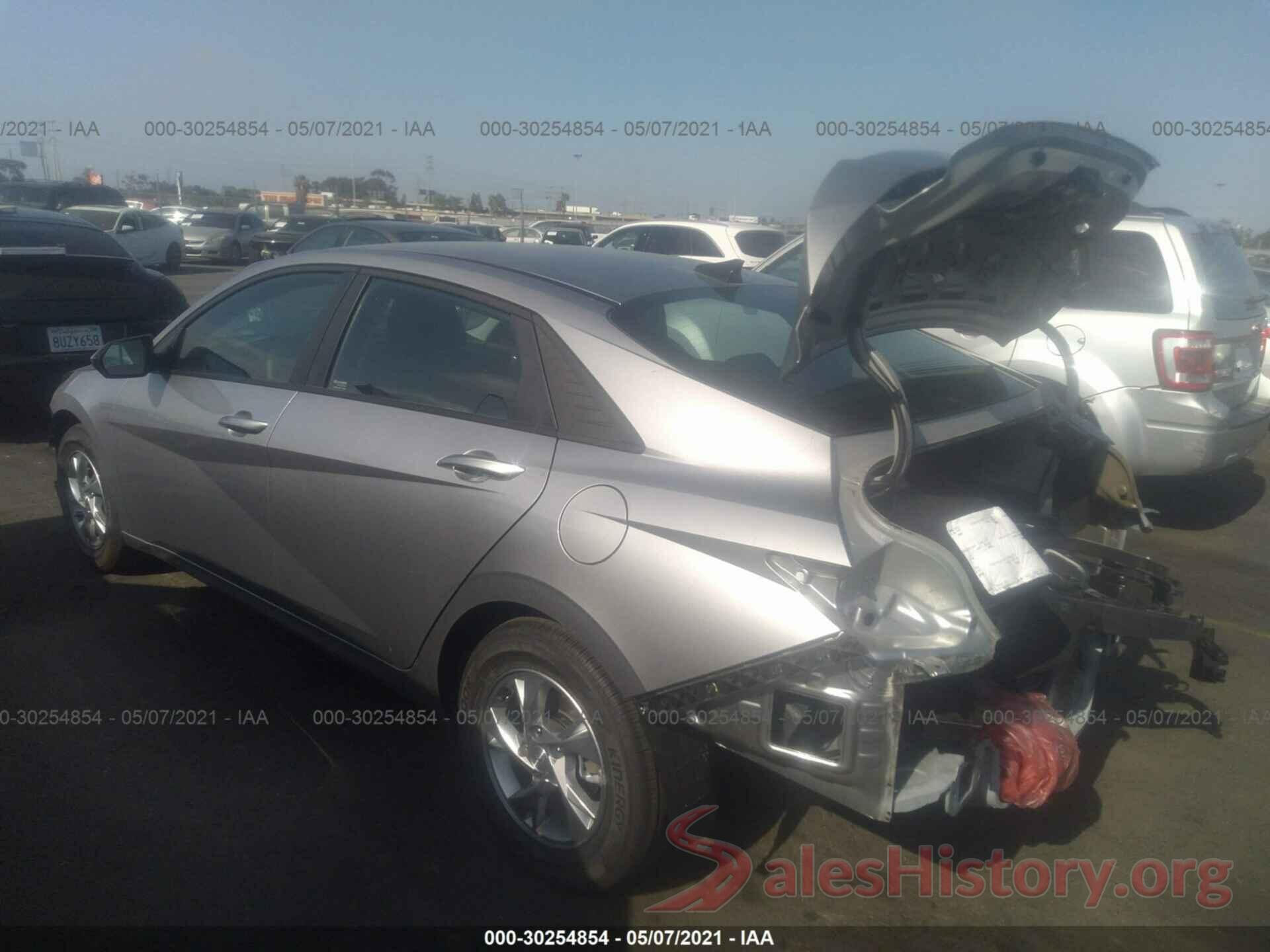 5NPLL4AGXMH033250 2021 HYUNDAI ELANTRA