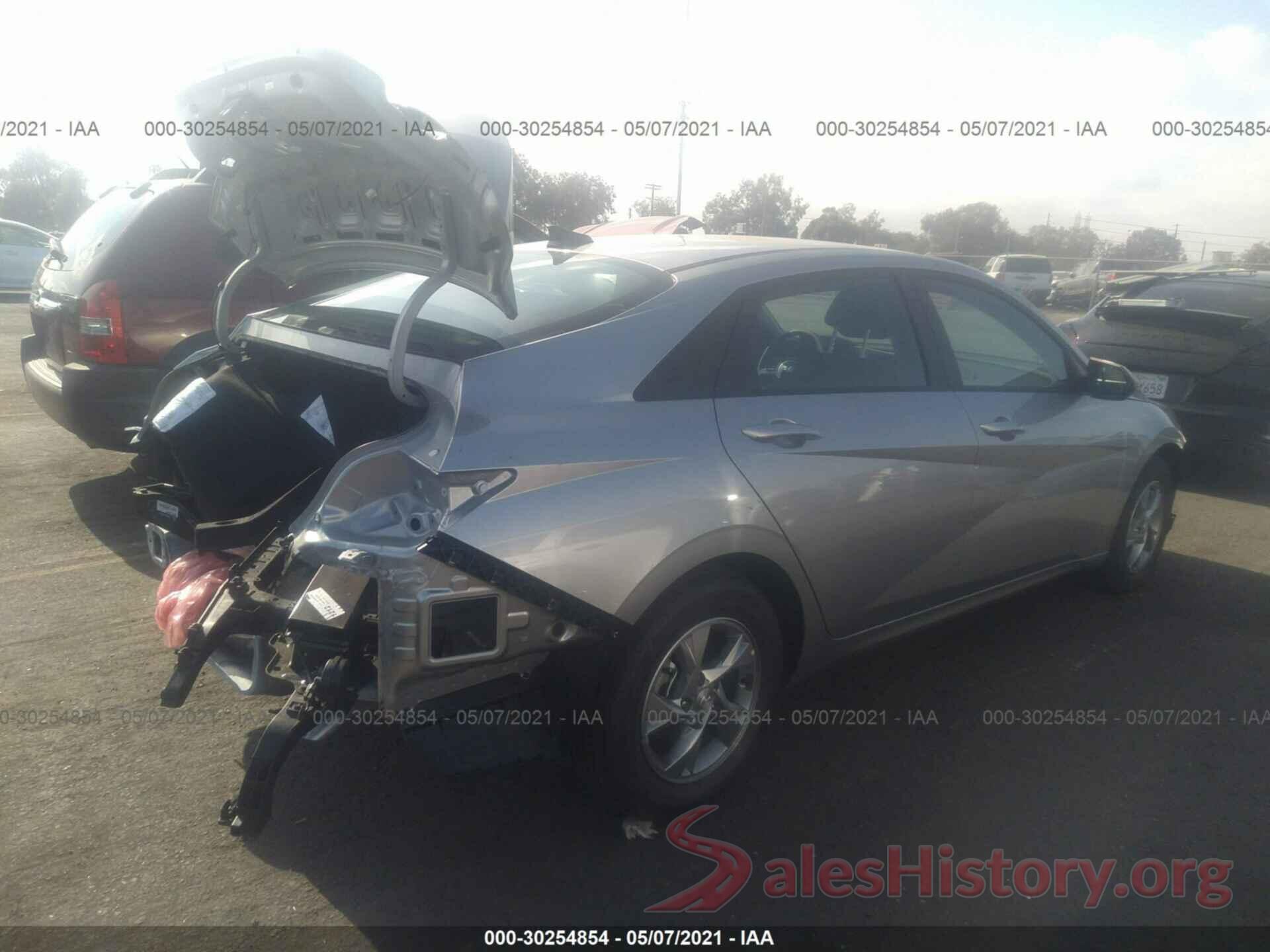 5NPLL4AGXMH033250 2021 HYUNDAI ELANTRA