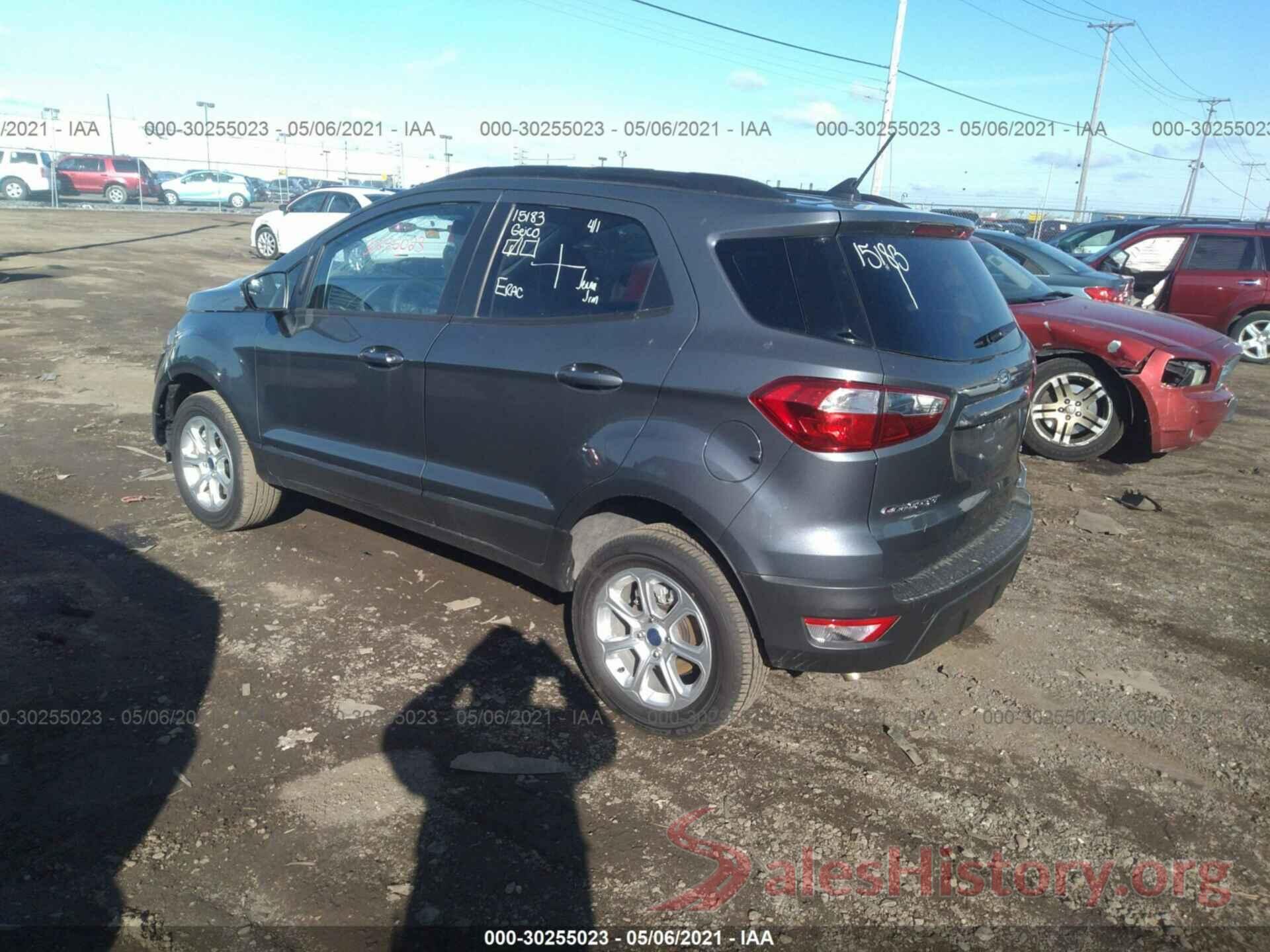 MAJ6S3GL5LC392813 2020 FORD ECOSPORT