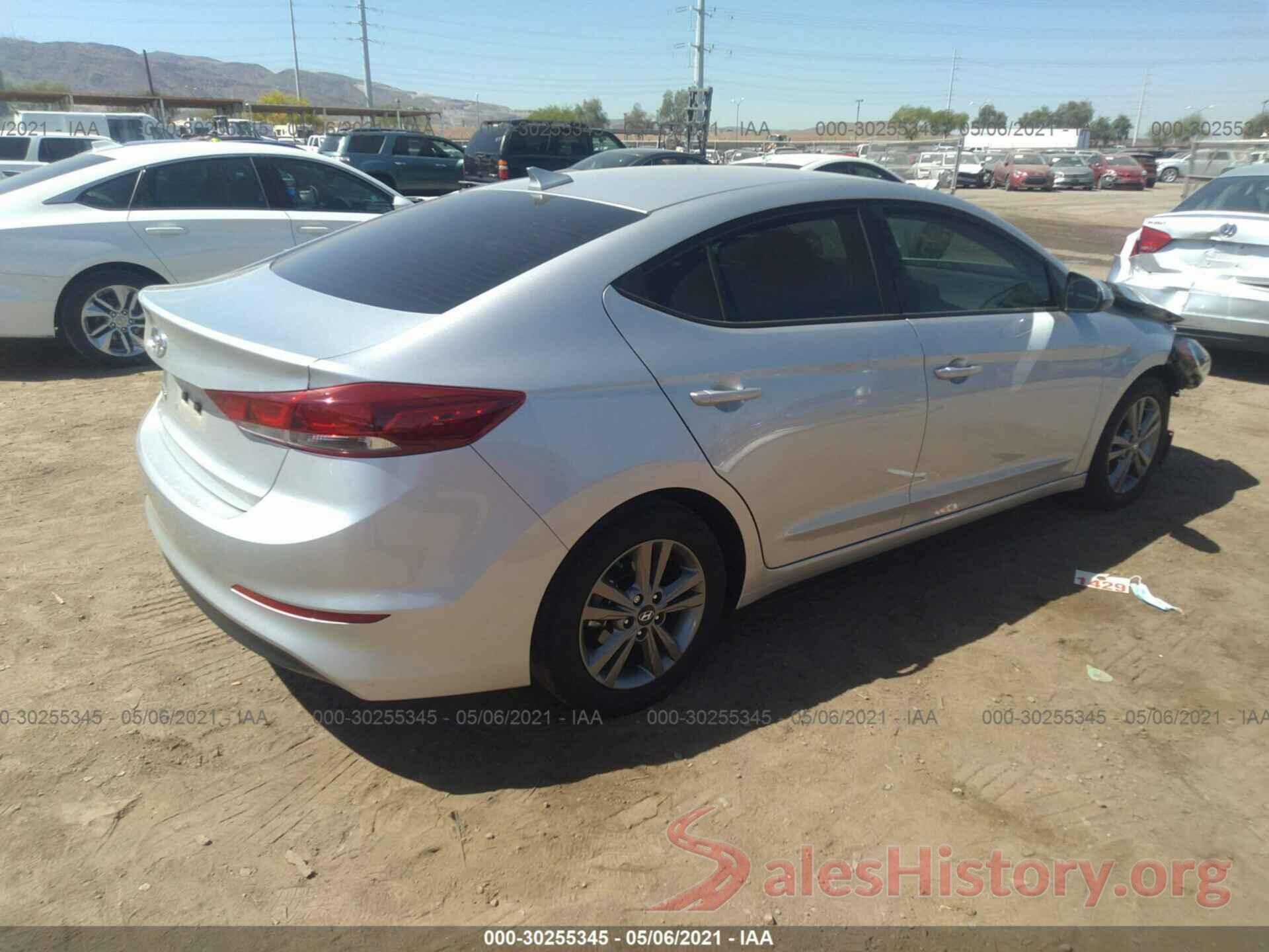 5NPD84LF8JH224686 2018 HYUNDAI ELANTRA