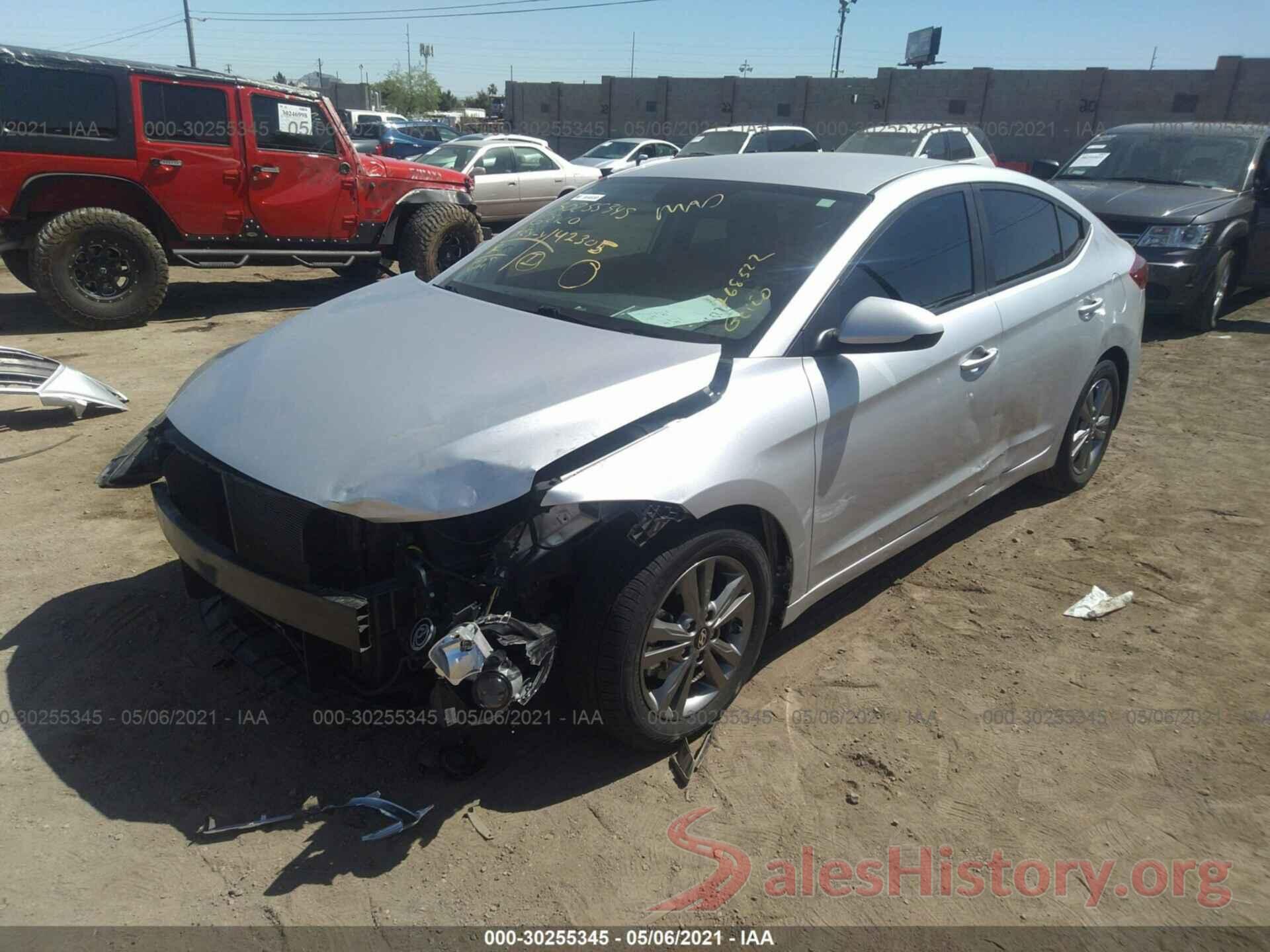 5NPD84LF8JH224686 2018 HYUNDAI ELANTRA