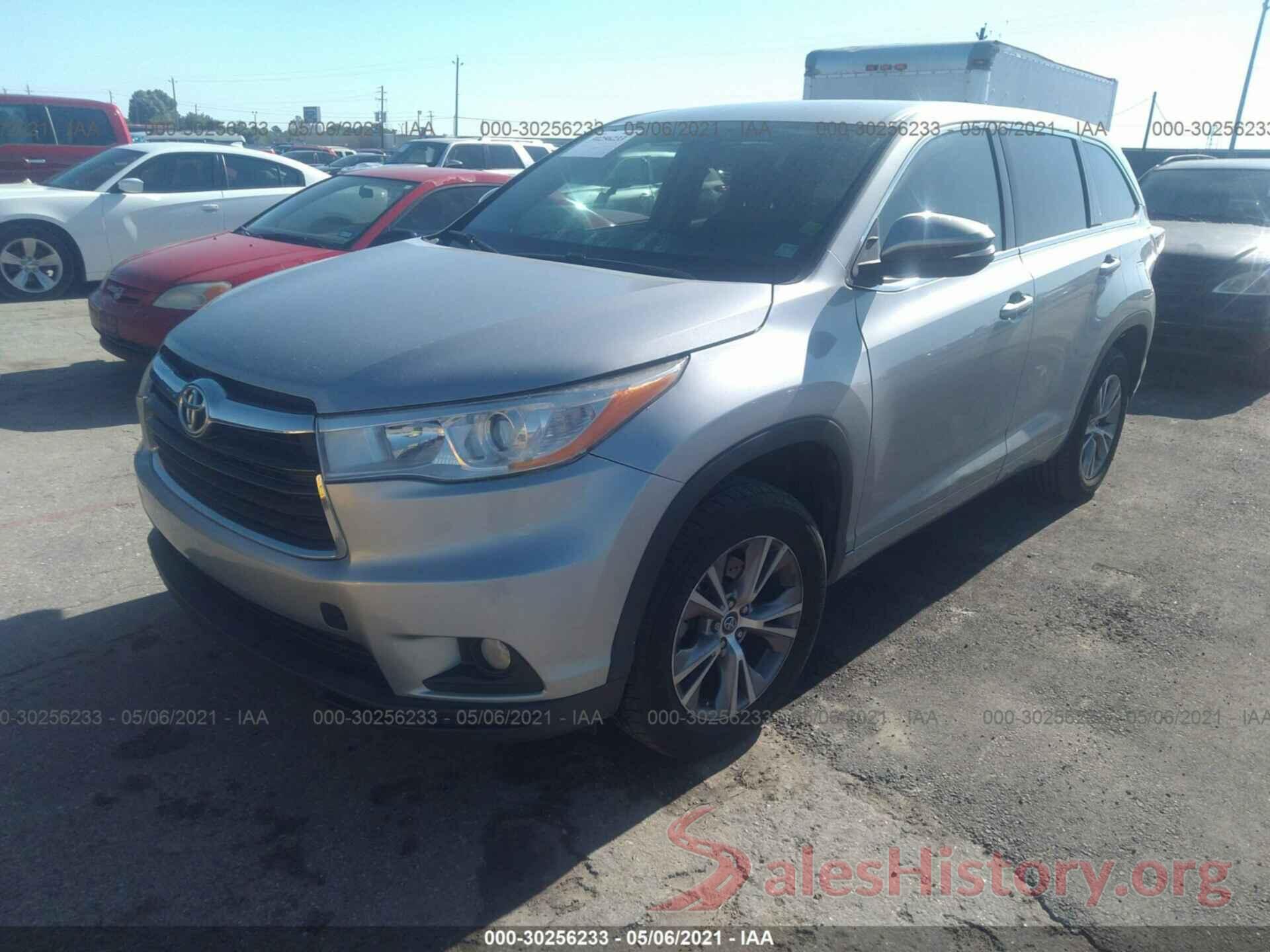 5TDZKRFH5GS149577 2016 TOYOTA HIGHLANDER