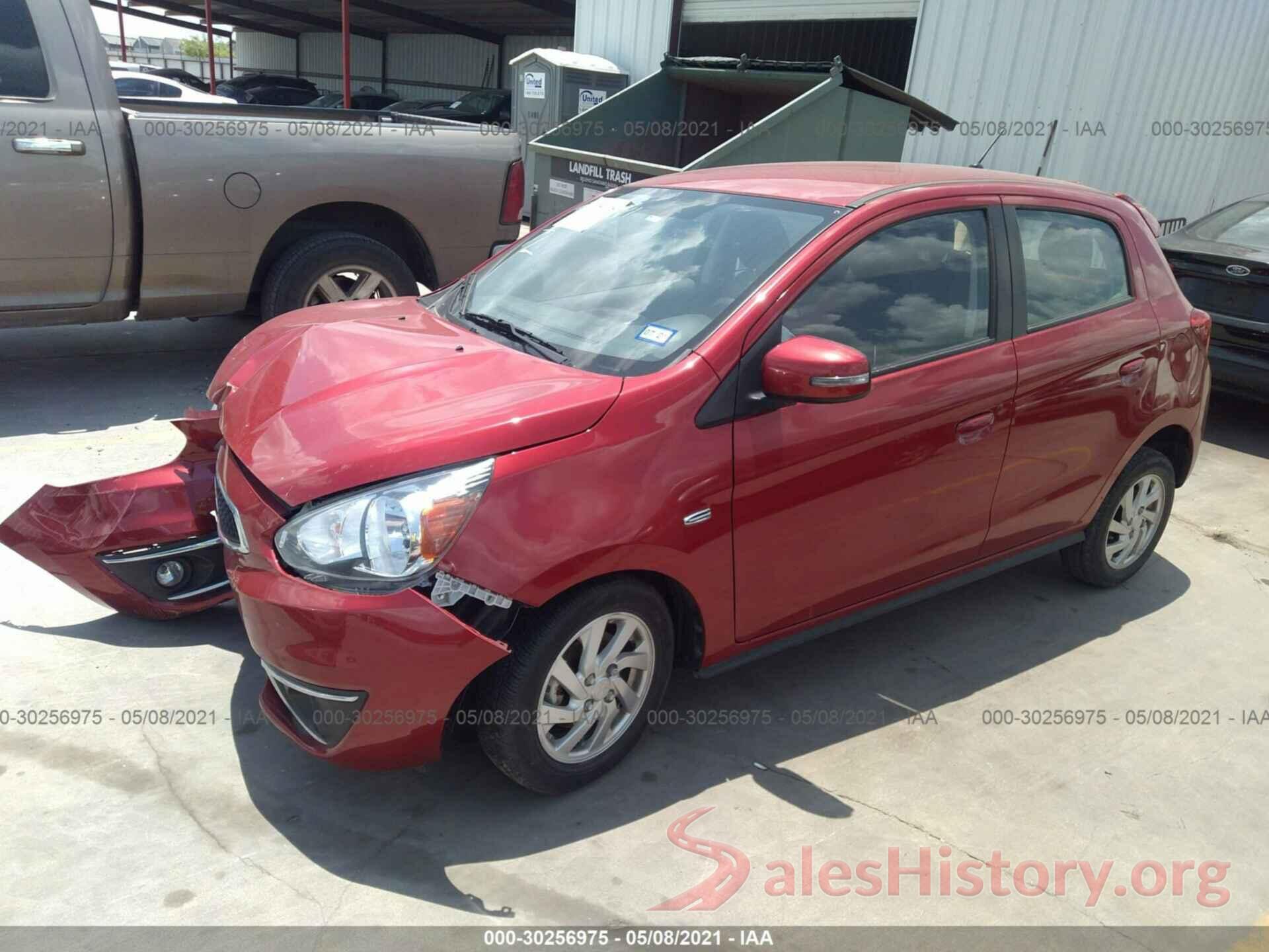 ML32A4HJ0KH008780 2019 MITSUBISHI MIRAGE