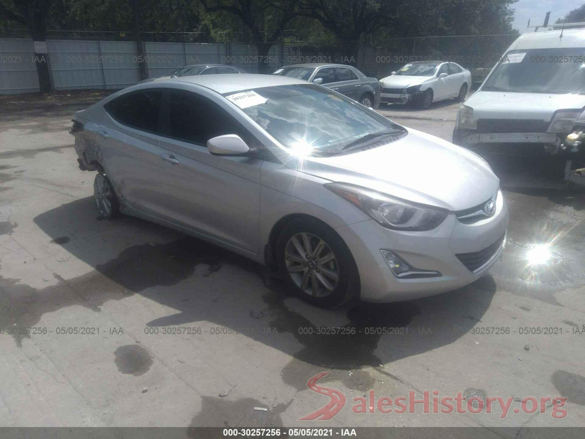 5NPDH4AE1GH783600 2016 HYUNDAI ELANTRA