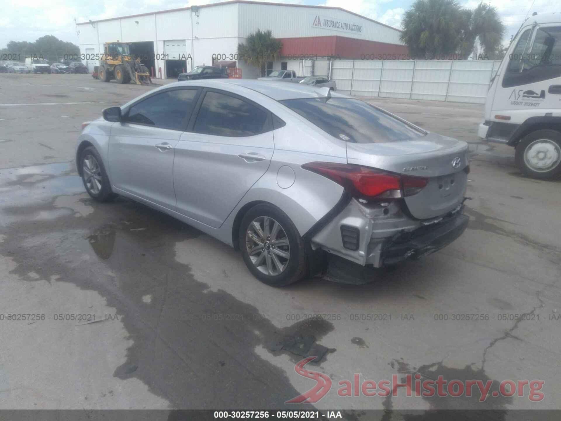 5NPDH4AE1GH783600 2016 HYUNDAI ELANTRA