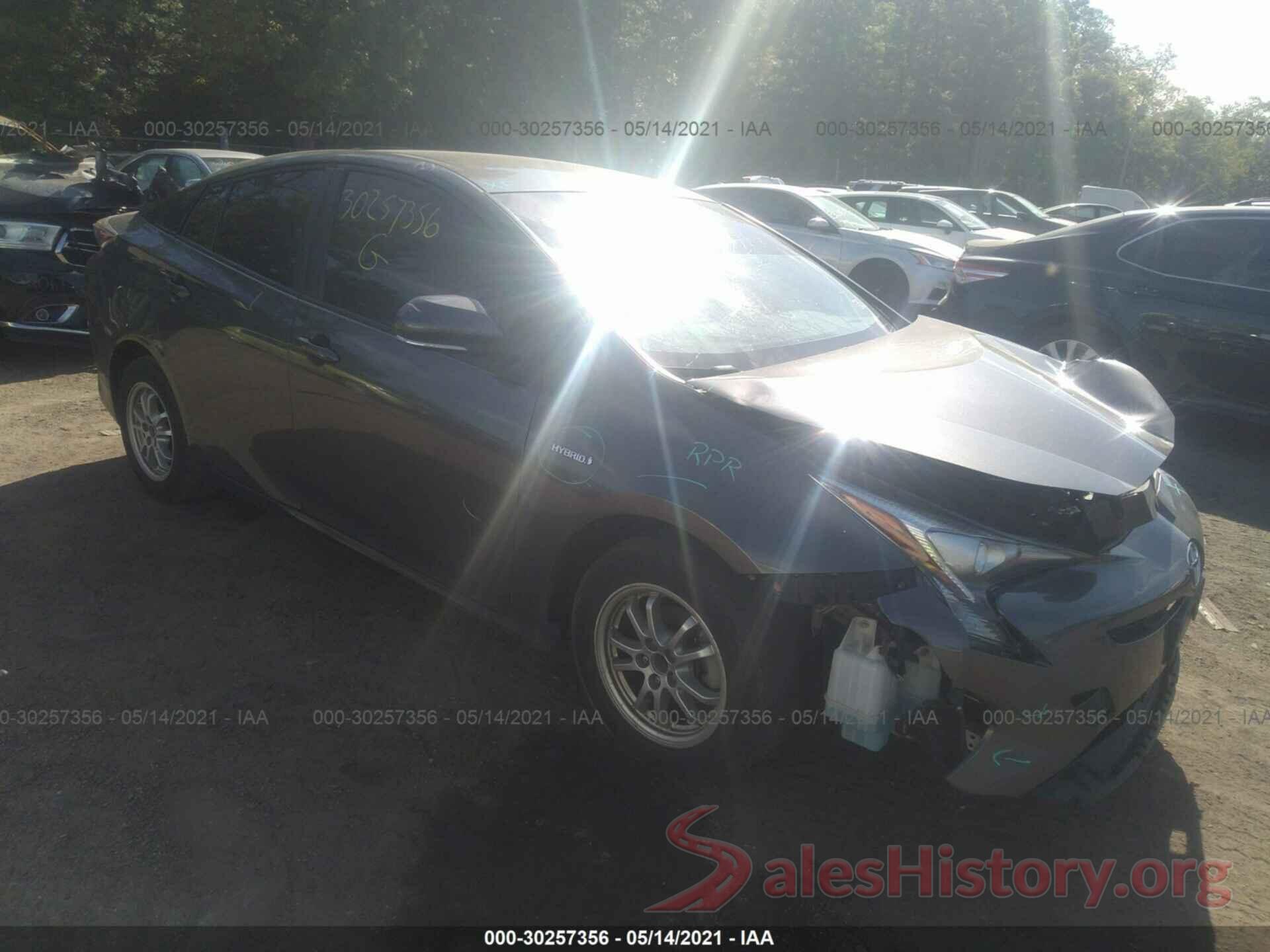 JTDKBRFU3G3009771 2016 TOYOTA PRIUS