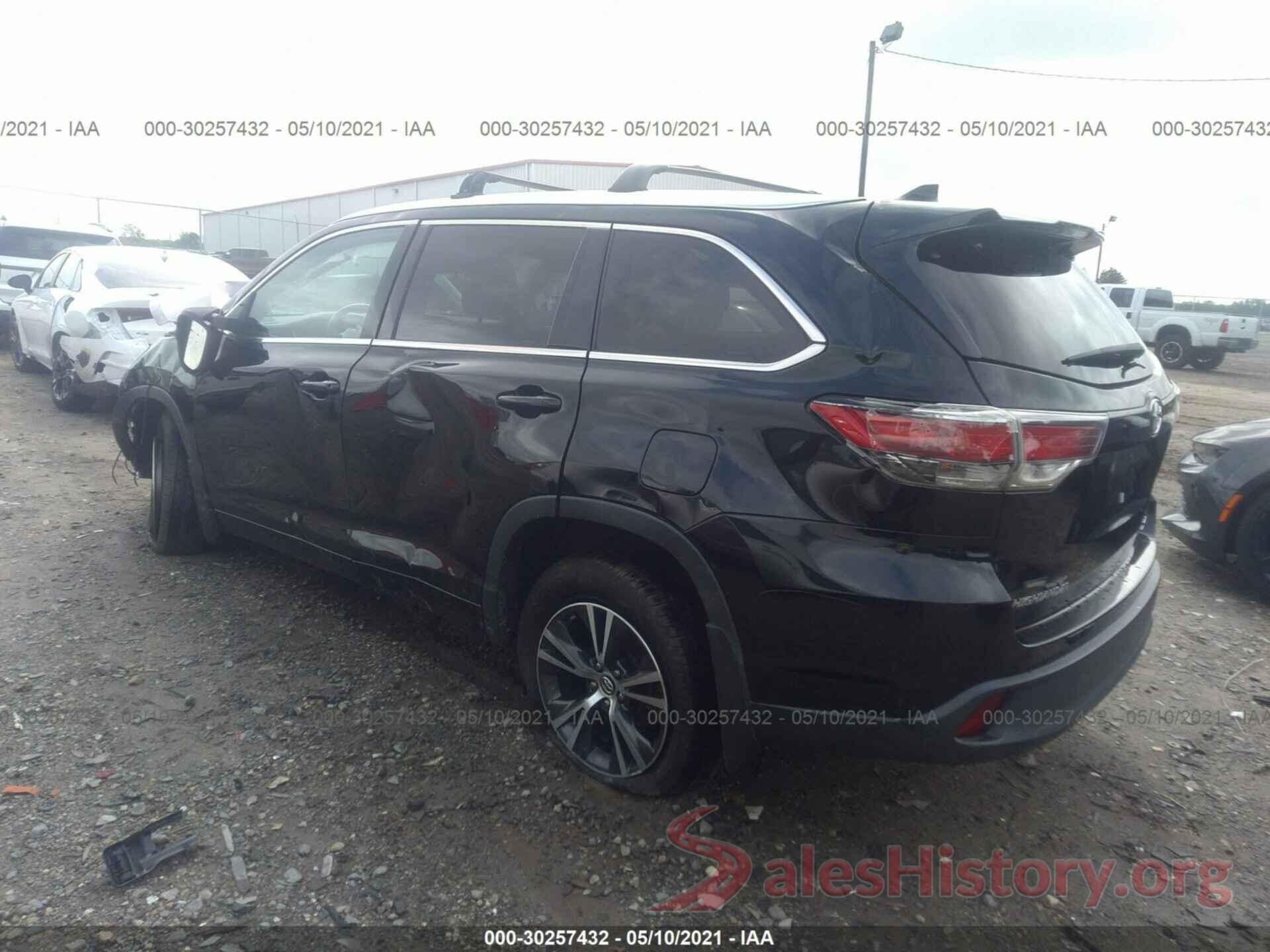 5TDJKRFH4GS309798 2016 TOYOTA HIGHLANDER