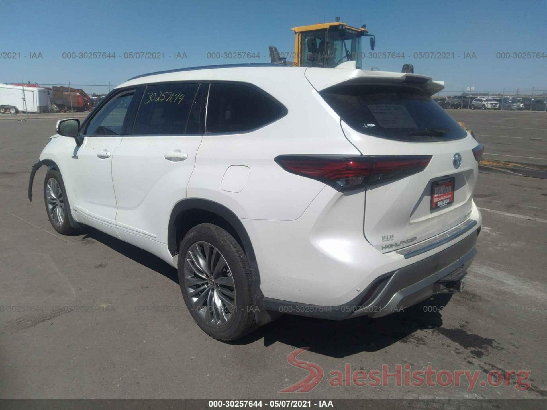 5TDEBRCH1MS039897 2021 TOYOTA HIGHLANDER