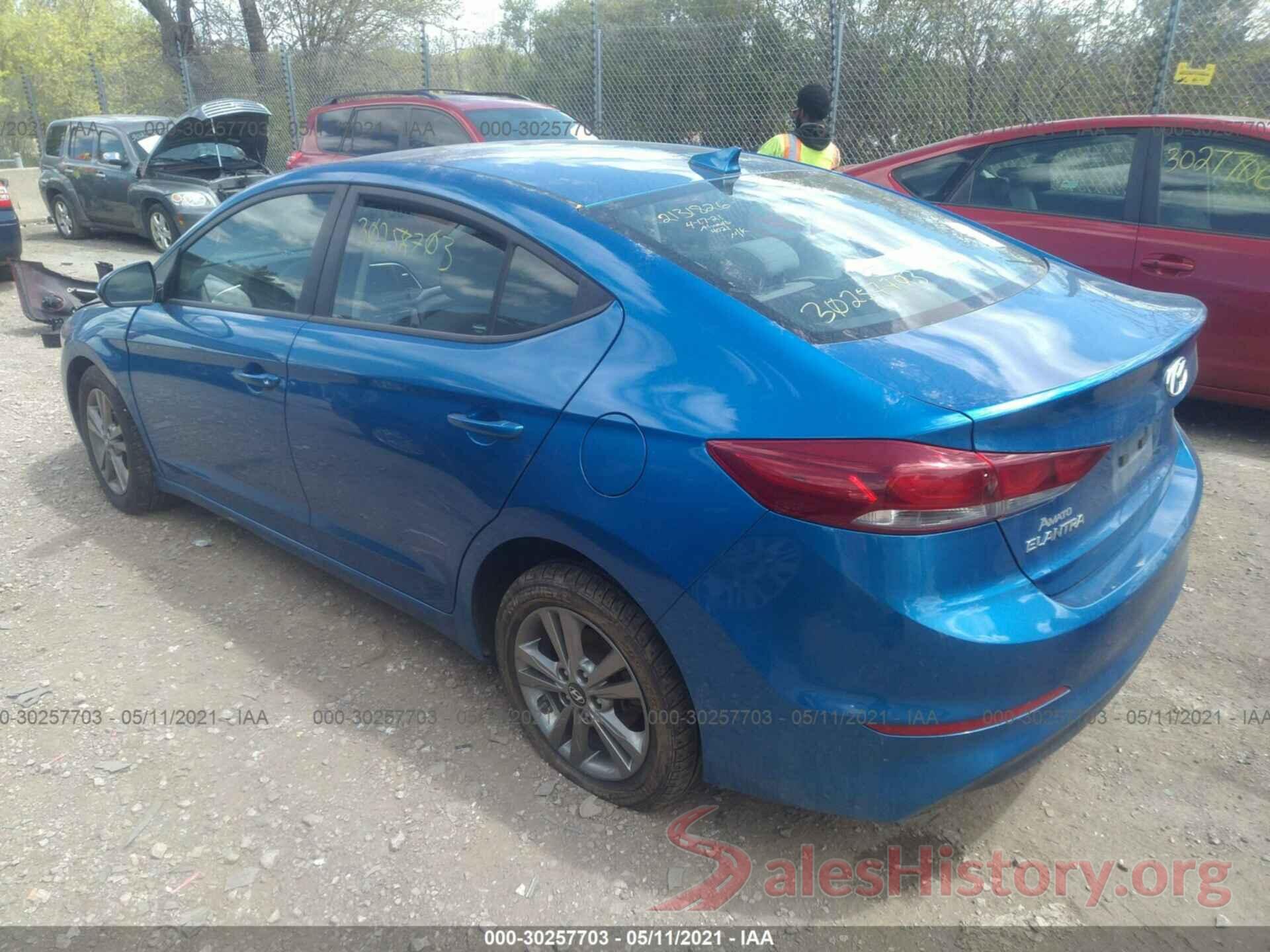 5NPD84LF8JH366021 2018 HYUNDAI ELANTRA