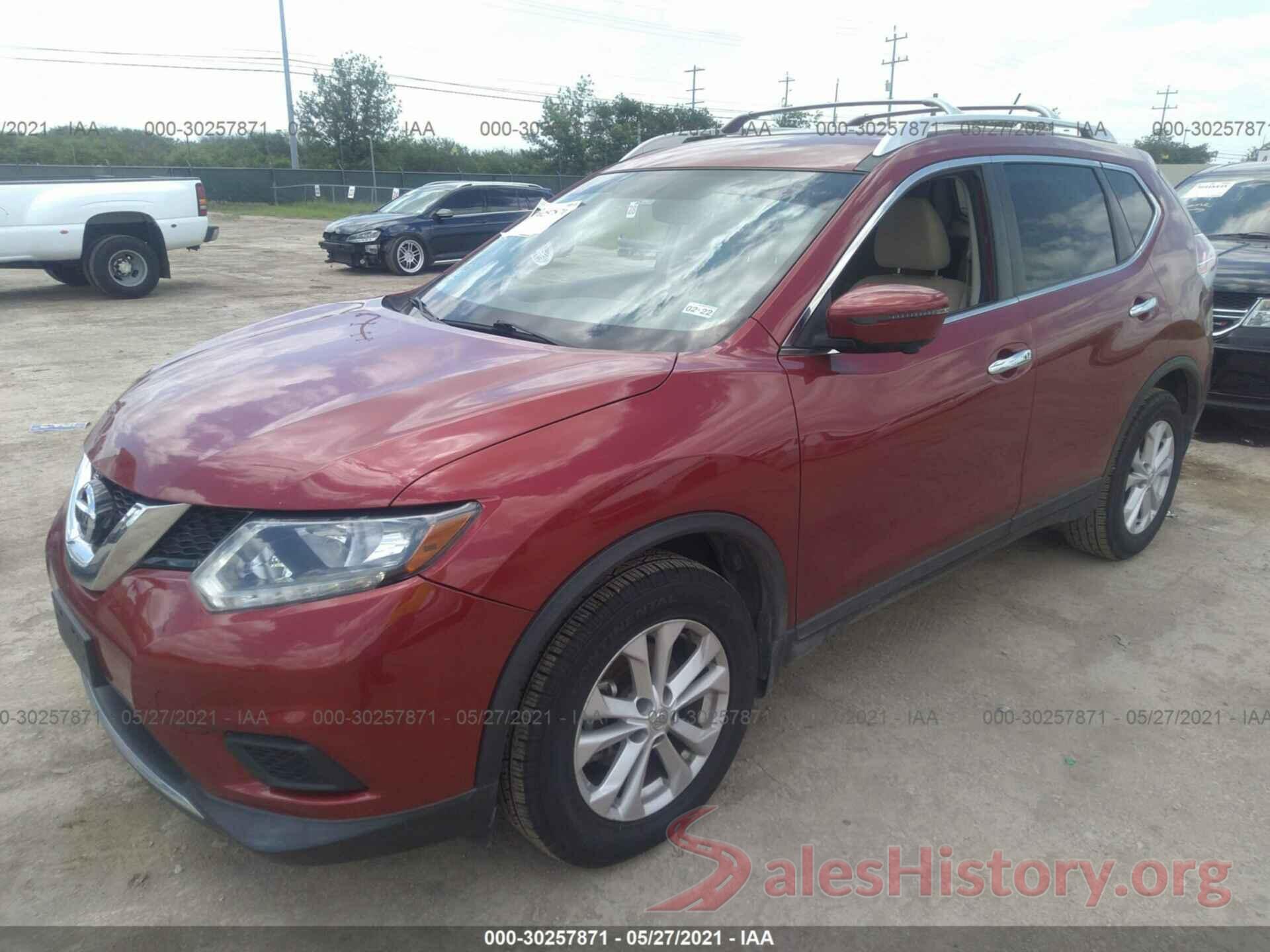 KNMAT2MT2GP717612 2016 NISSAN ROGUE