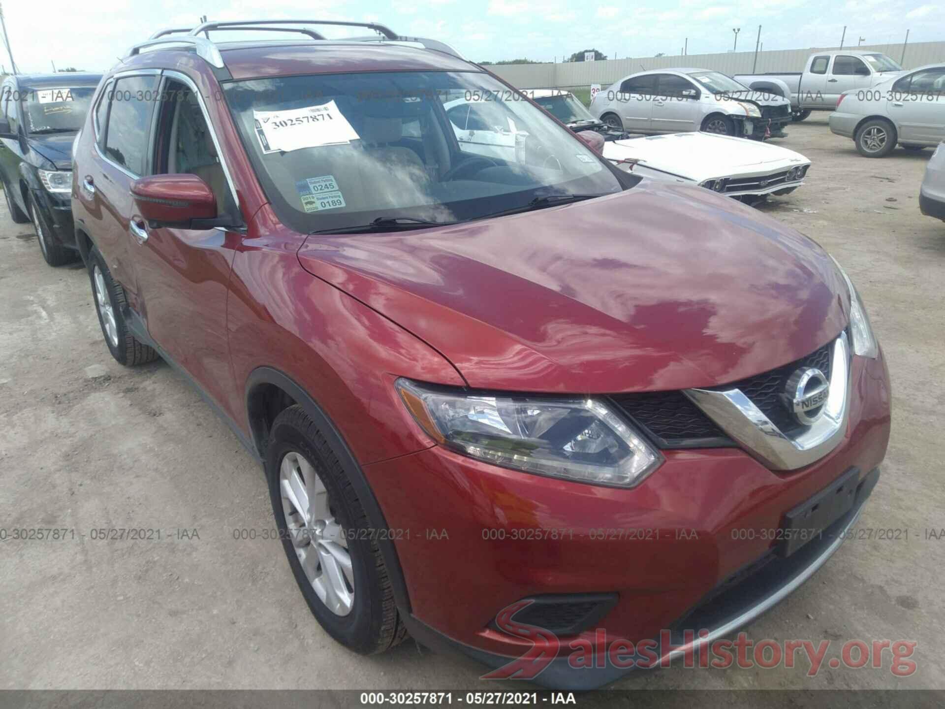 KNMAT2MT2GP717612 2016 NISSAN ROGUE