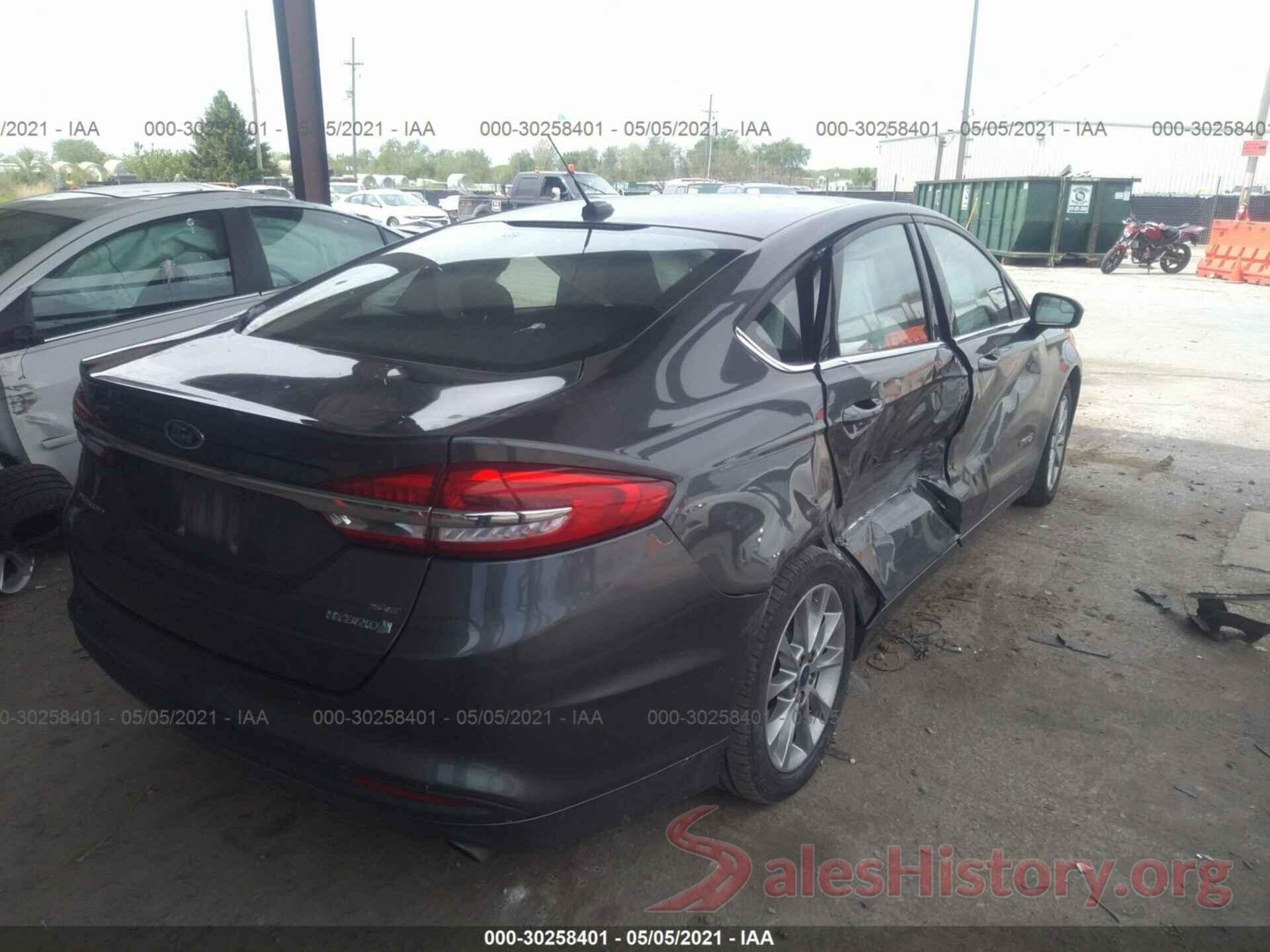 3FA6P0LU0HR315287 2017 FORD FUSION