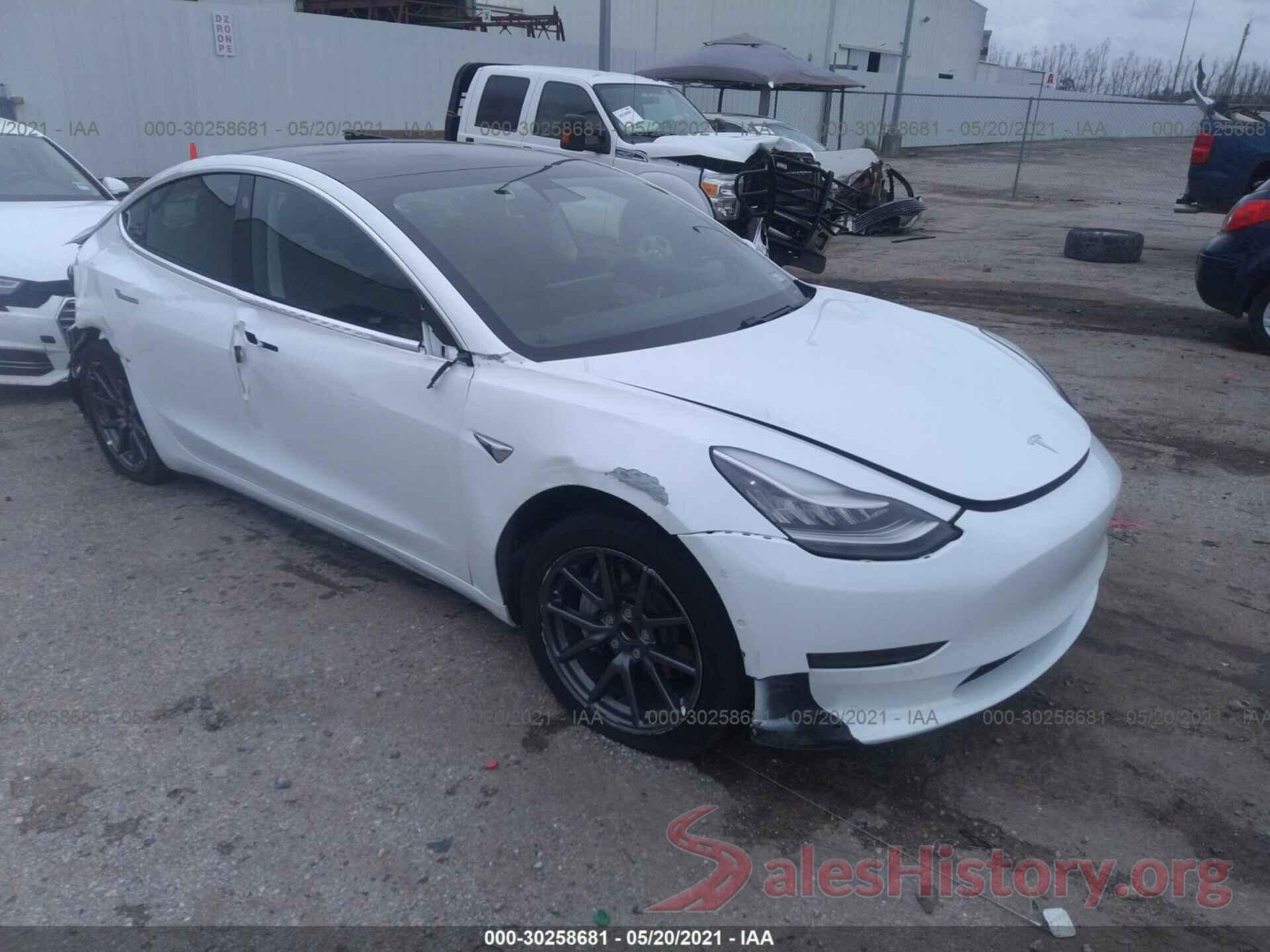 5YJ3E1EA2KF401396 2019 TESLA MODEL 3