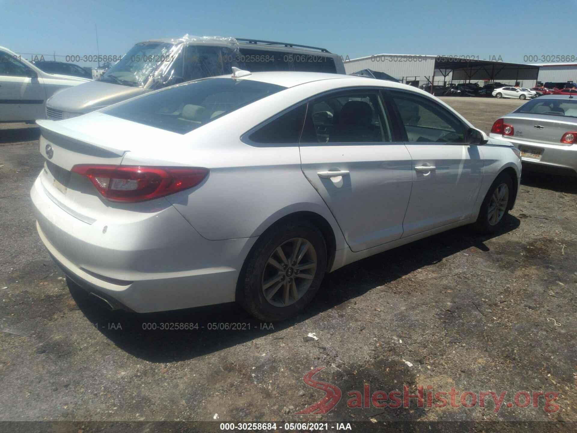 5NPE24AF5GH407741 2016 HYUNDAI SONATA