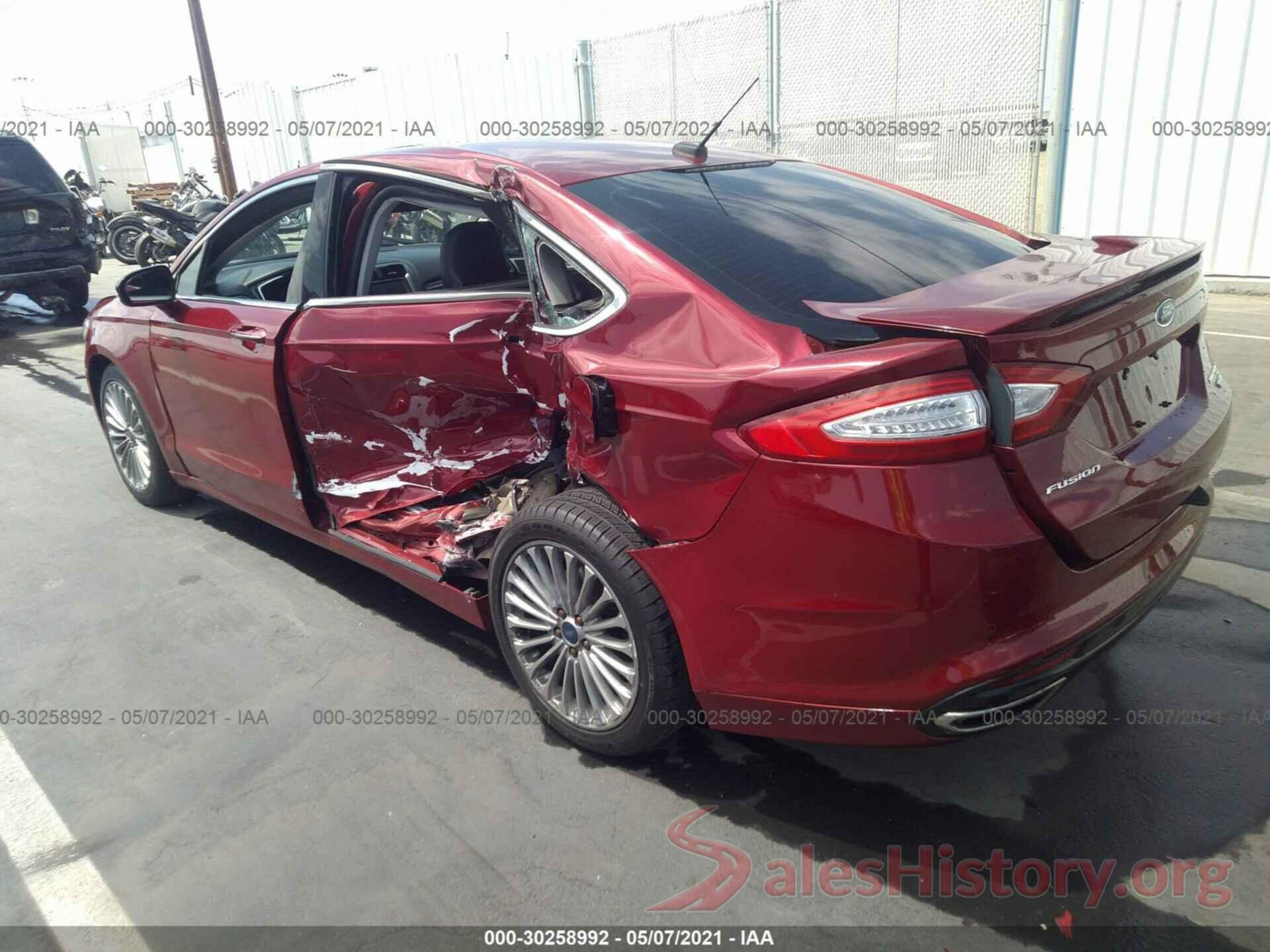 3FA6P0K9XGR263355 2016 FORD FUSION