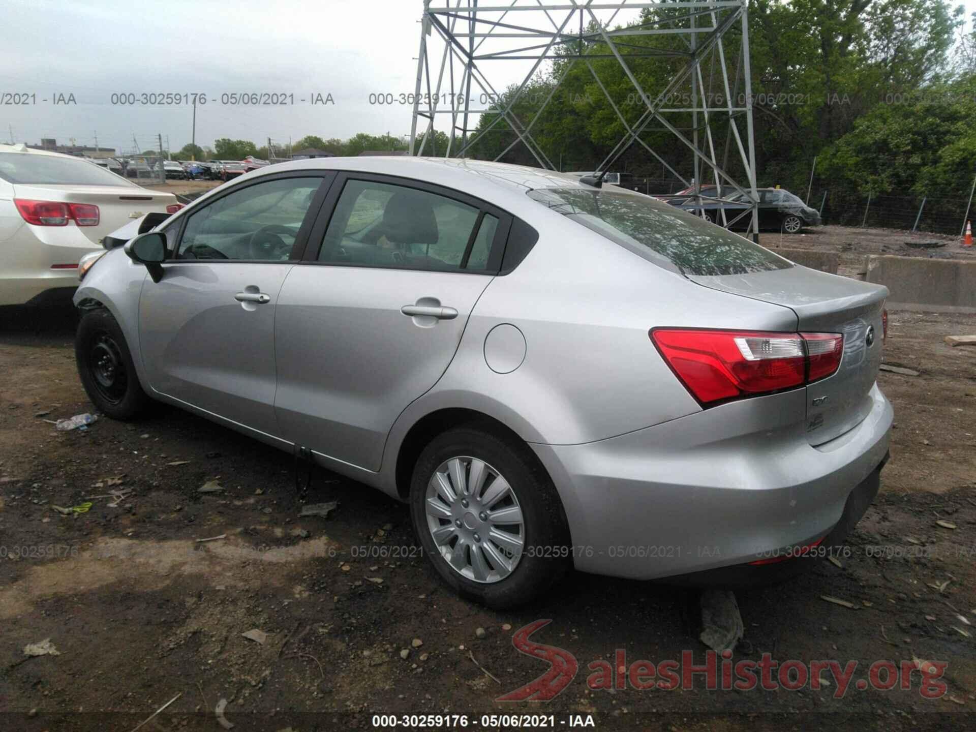 KNADM4A36H6006610 2017 KIA RIO