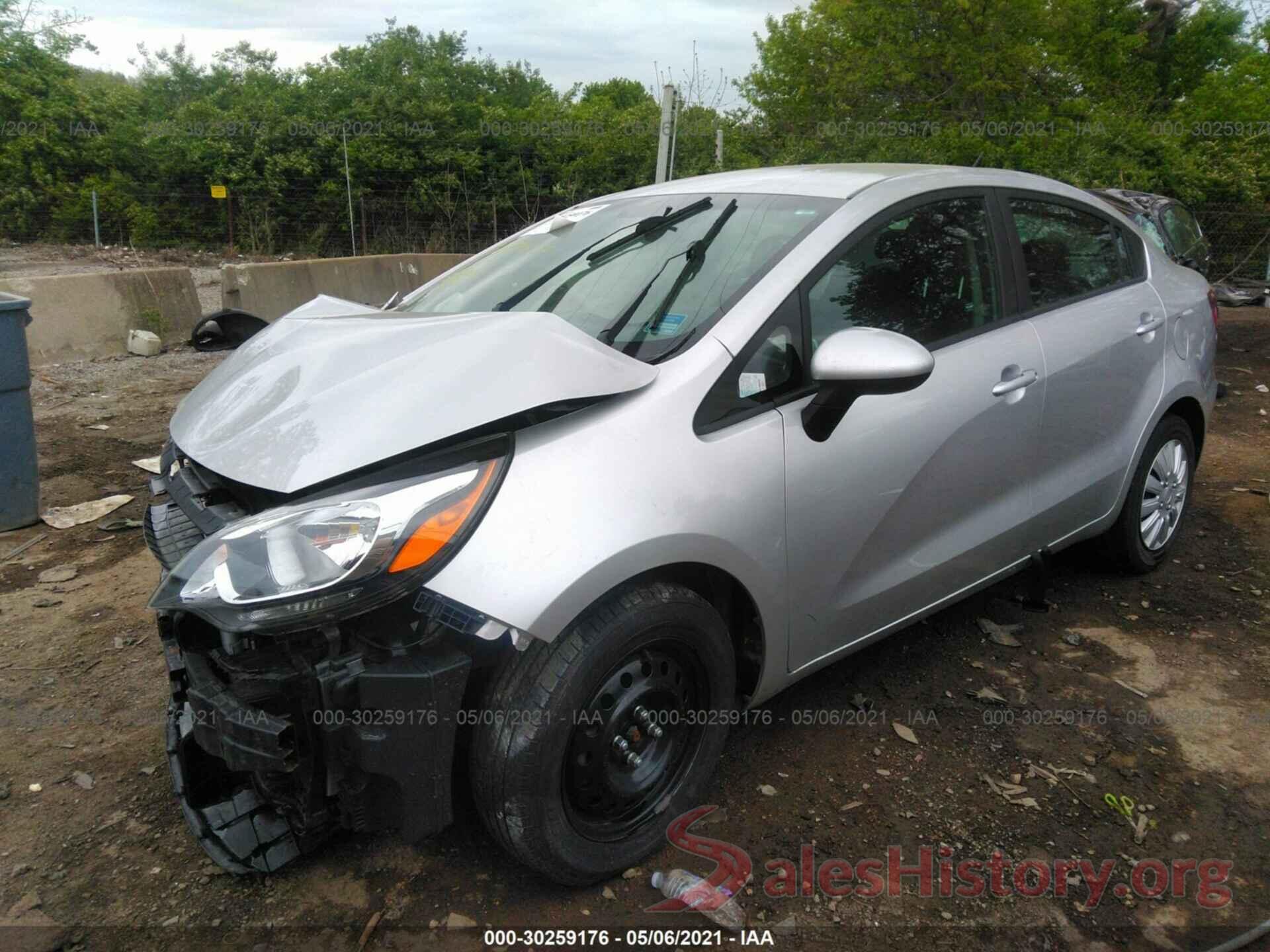 KNADM4A36H6006610 2017 KIA RIO