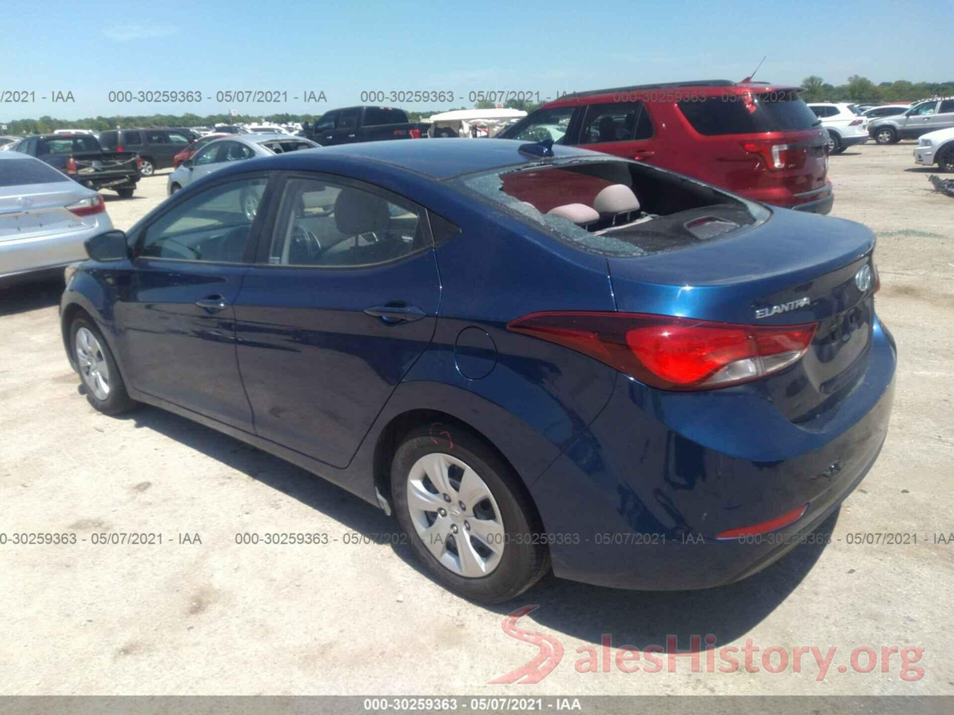 5NPDH4AE5GH674444 2016 HYUNDAI ELANTRA